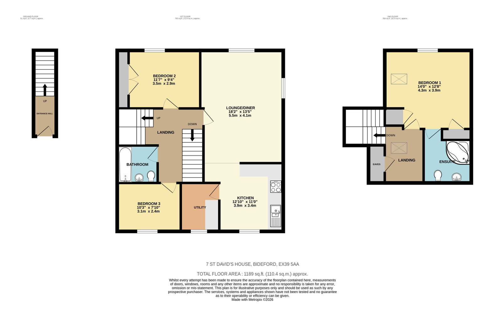 Wooder Wharf, Bideford floorplan