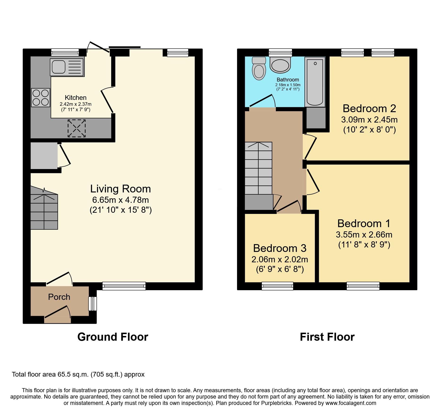 64, Begonia Close, Chelmsford floorplan
