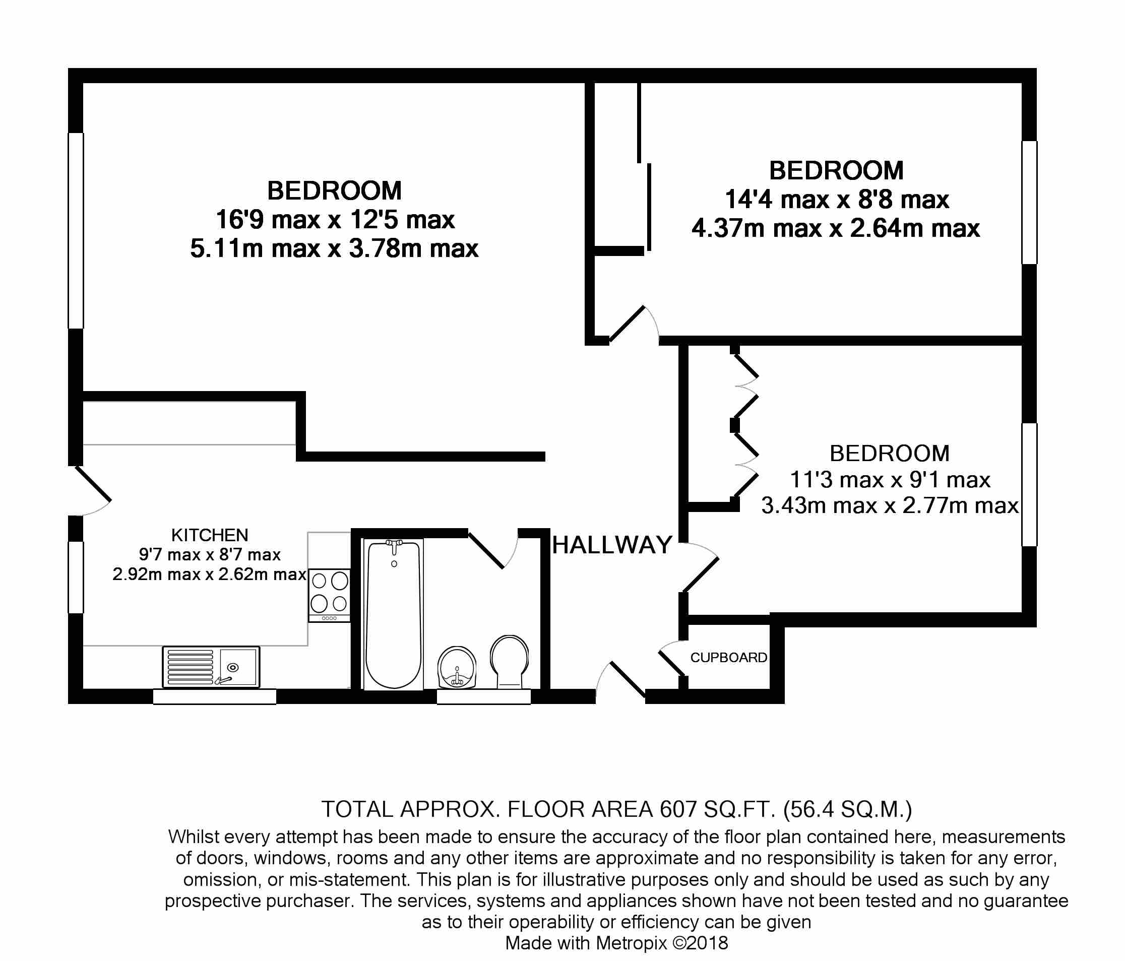 2 Bedrooms Maisonette to rent in Roakes Avenue, Addlestone, Surrey KT15