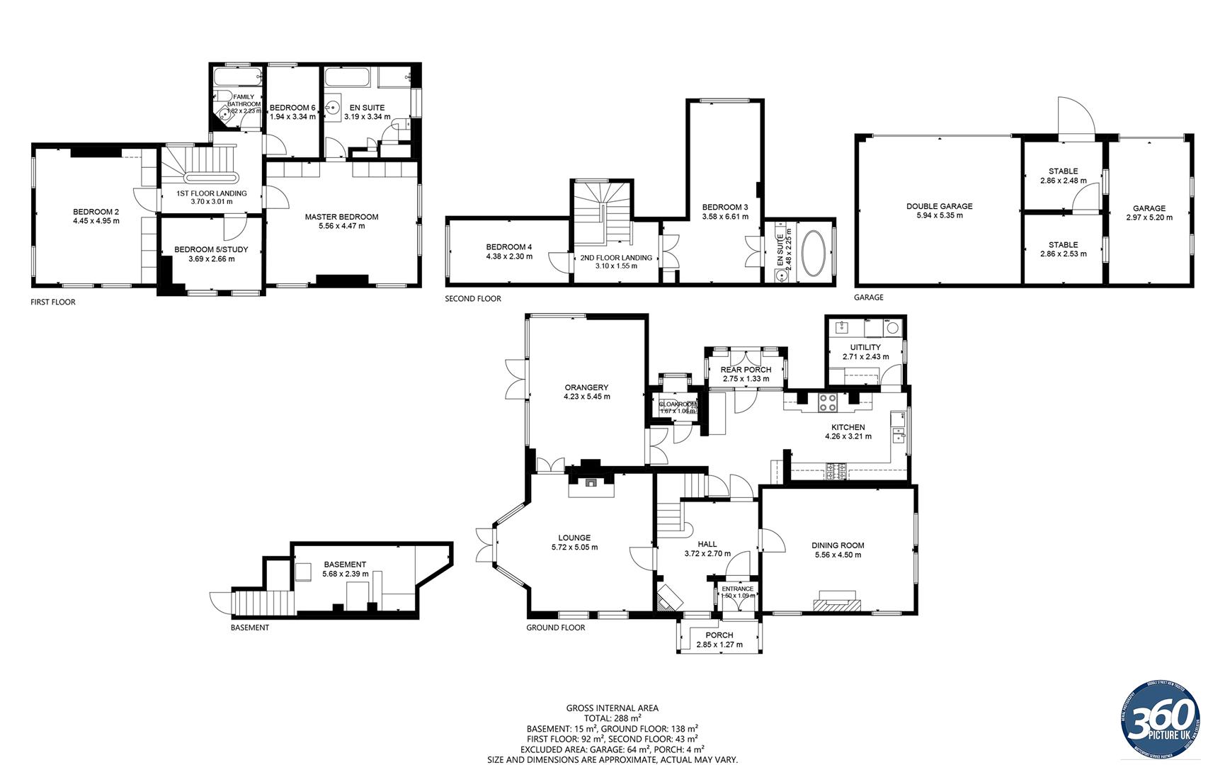 The Beeches, 170, Oulton Road, Stone floorplan
