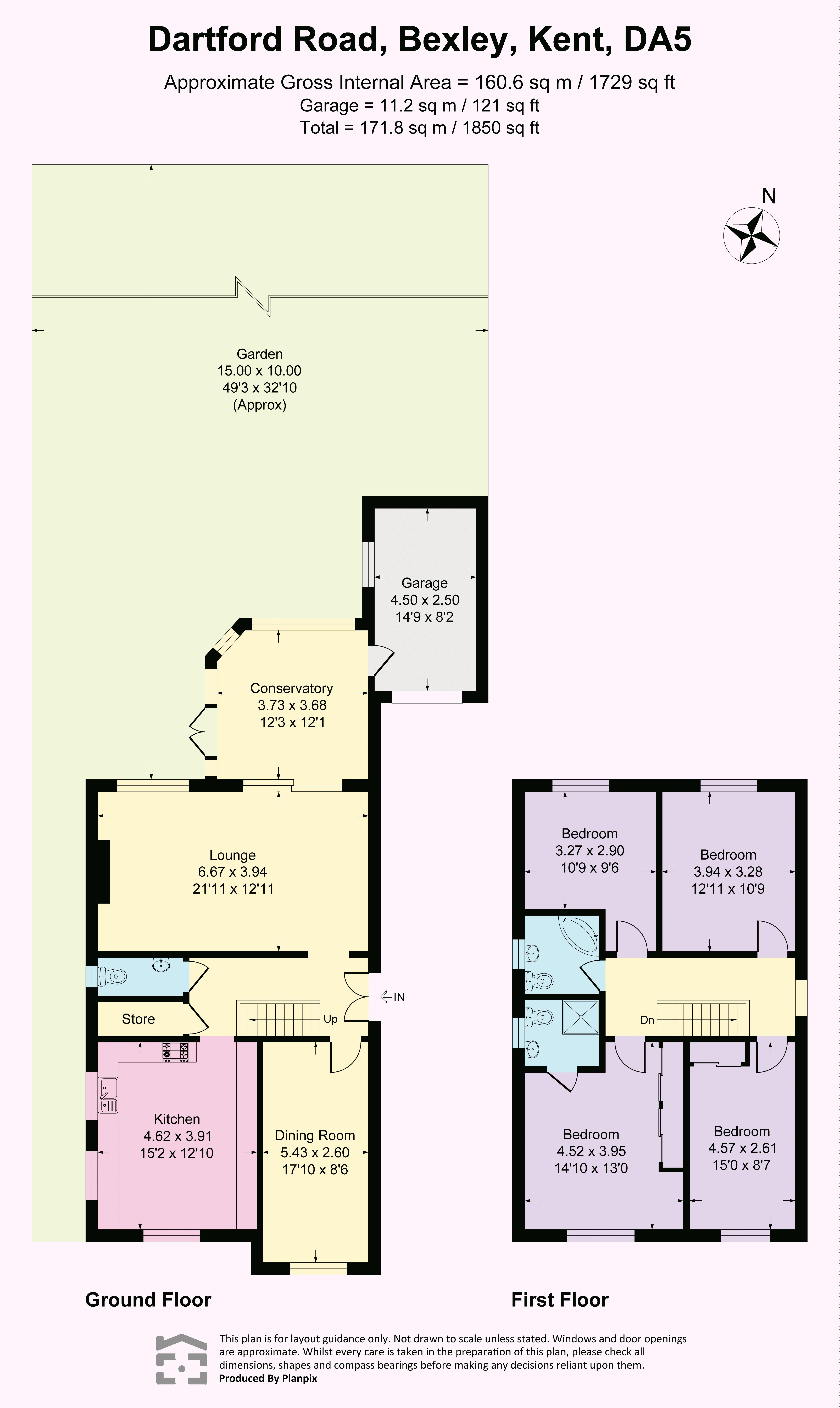 68, Dartford Road, Bexley floorplan