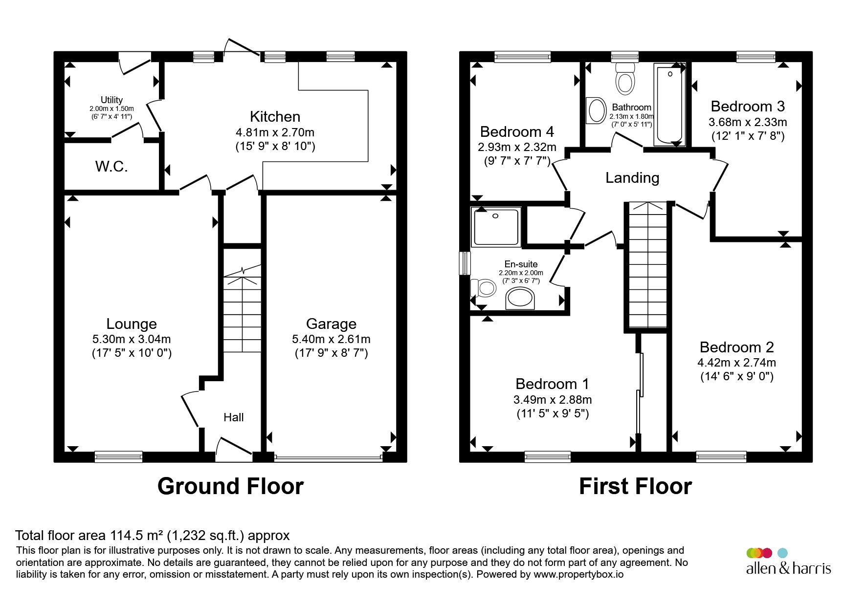 20, Braemar Walk, Kilmarnock floorplan