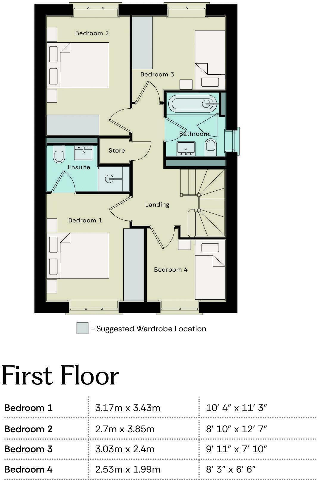 Plot 197 Harome, Prebend Lane, Lincoln floorplan