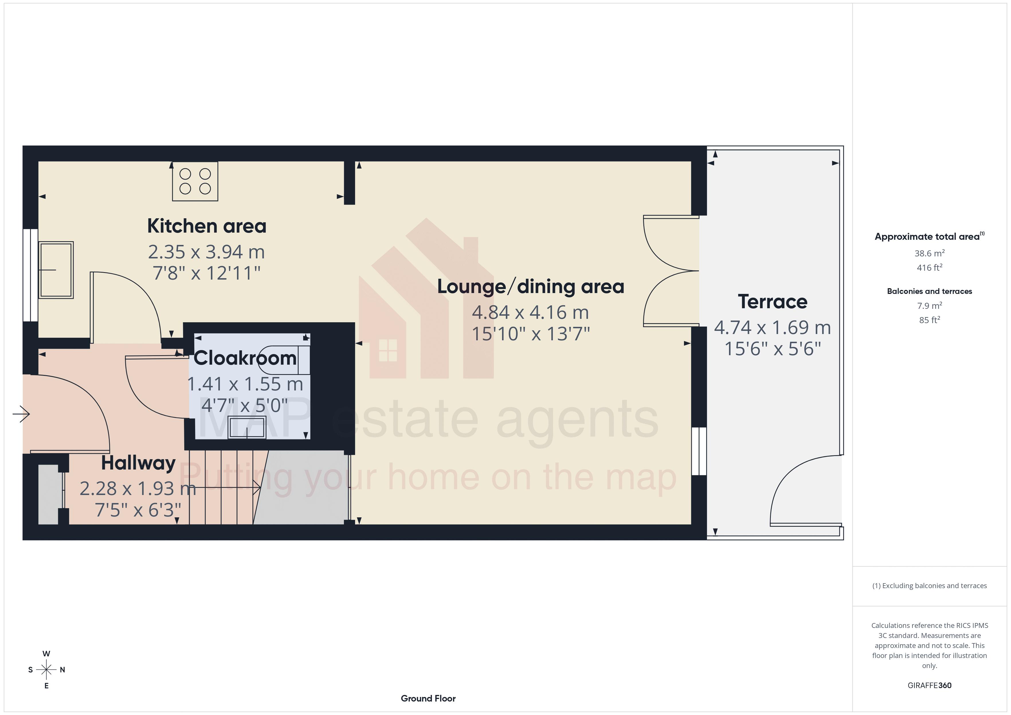 21, Fordh an Bal, Redruth floorplan