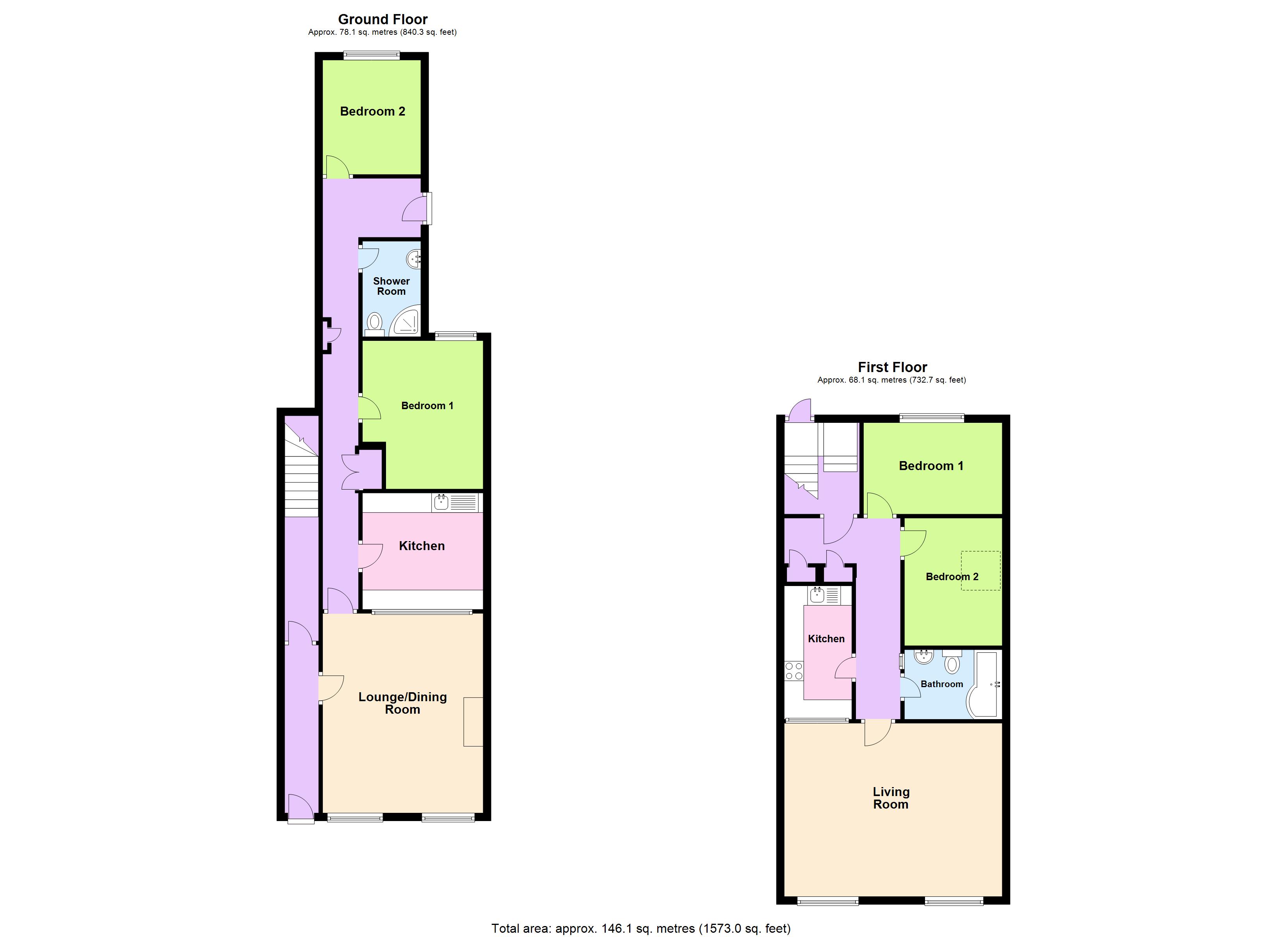Priory Road, Dyfed floorplan