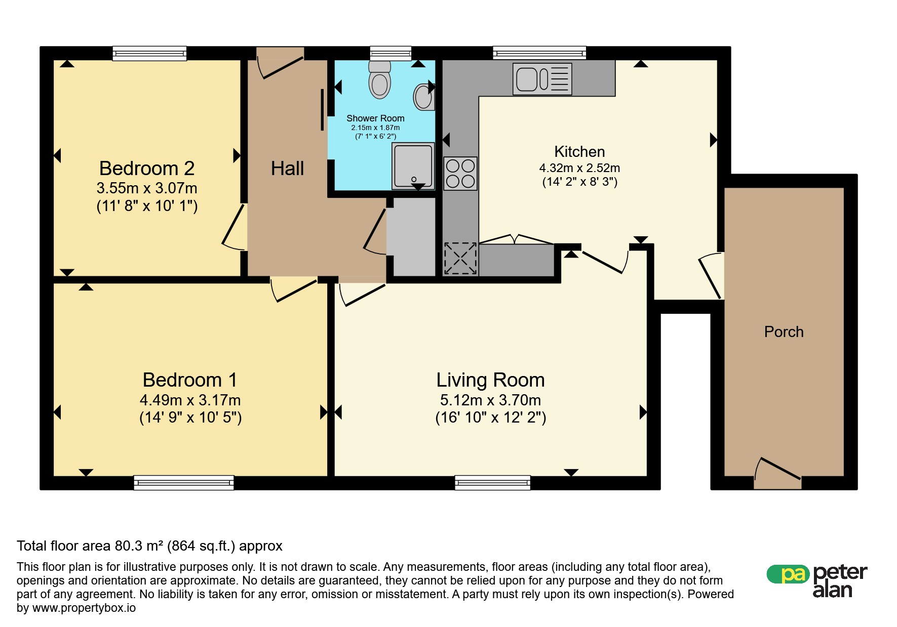 1, Caroline Way, Pontypool floorplan
