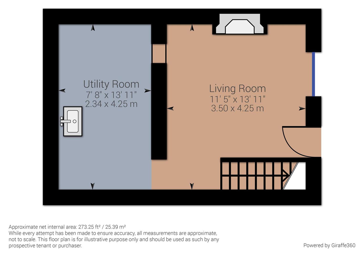 3, Greenfield Terrace, Menai Bridge floorplan