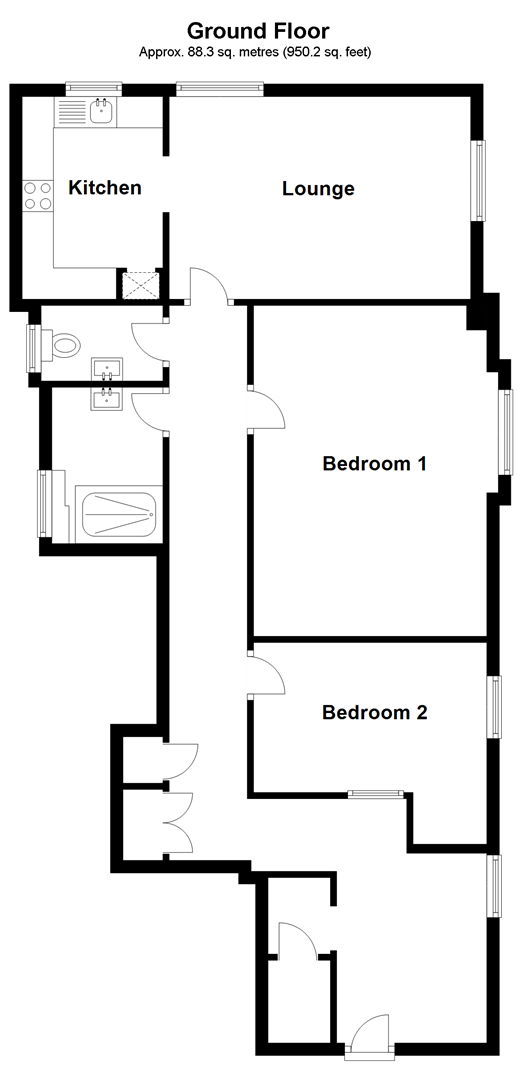 2 Bedrooms Flat for sale in Sillwood Place, Brighton, East Sussex BN1