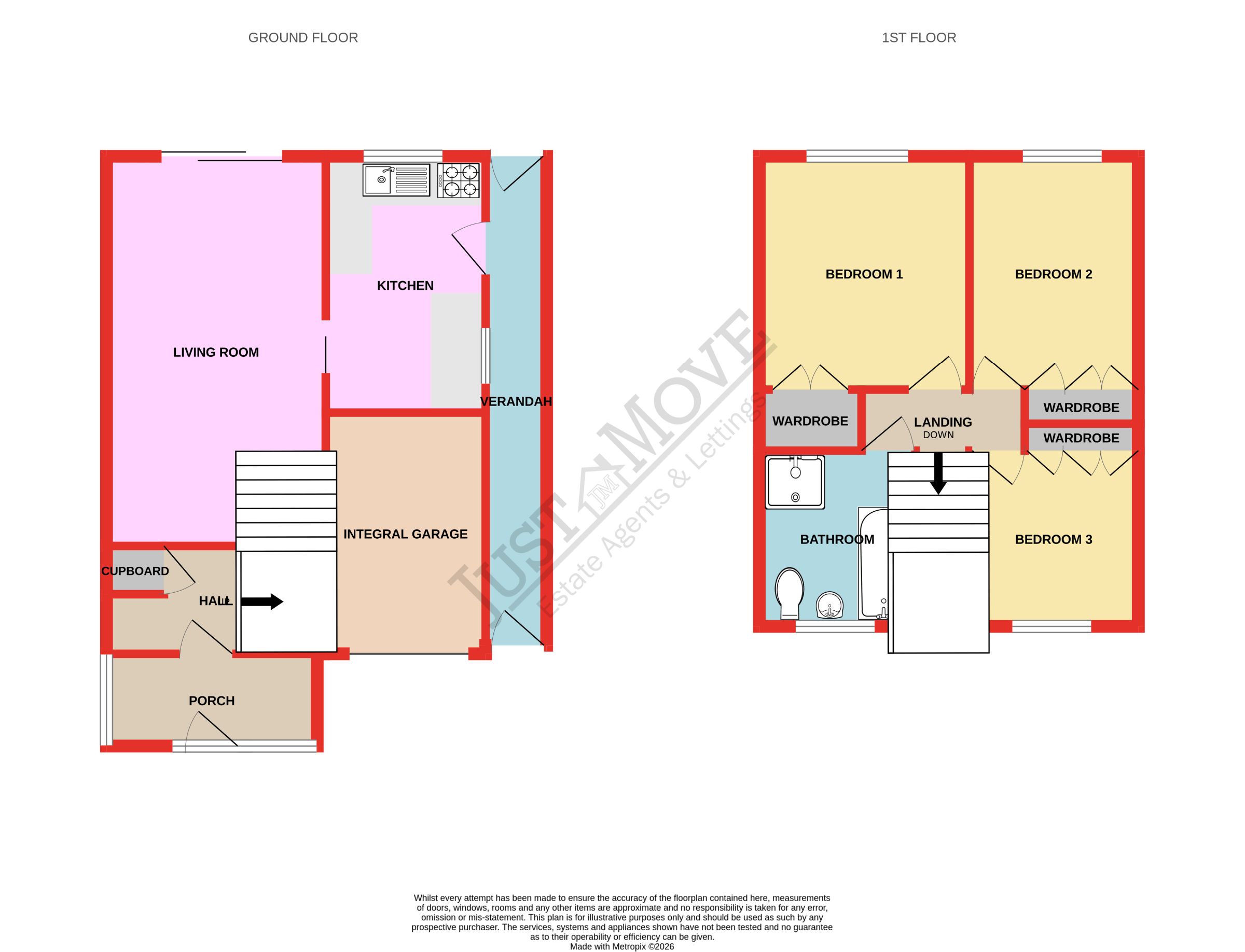 1 Jill Avenue, Birmingham floorplan