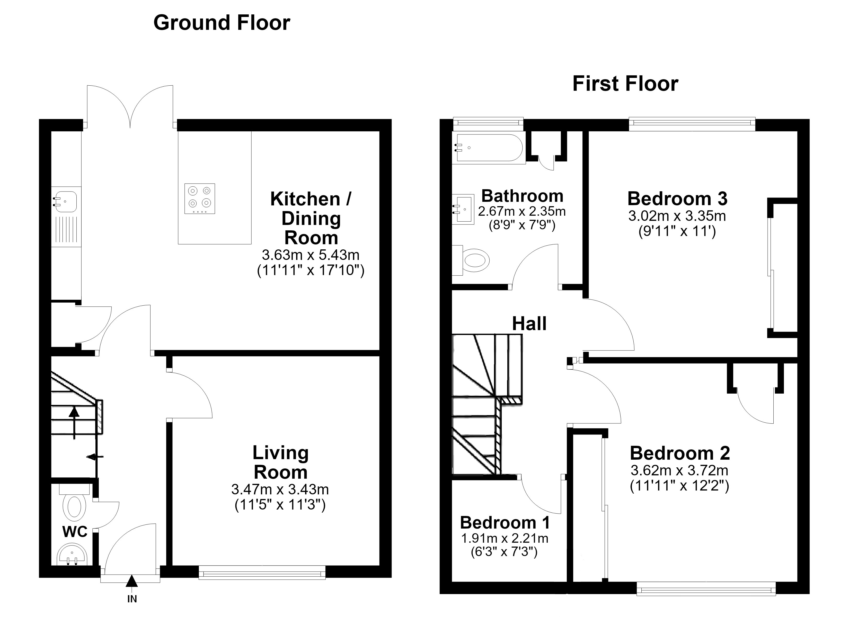 Swinburne Crescent, Croydon floorplan