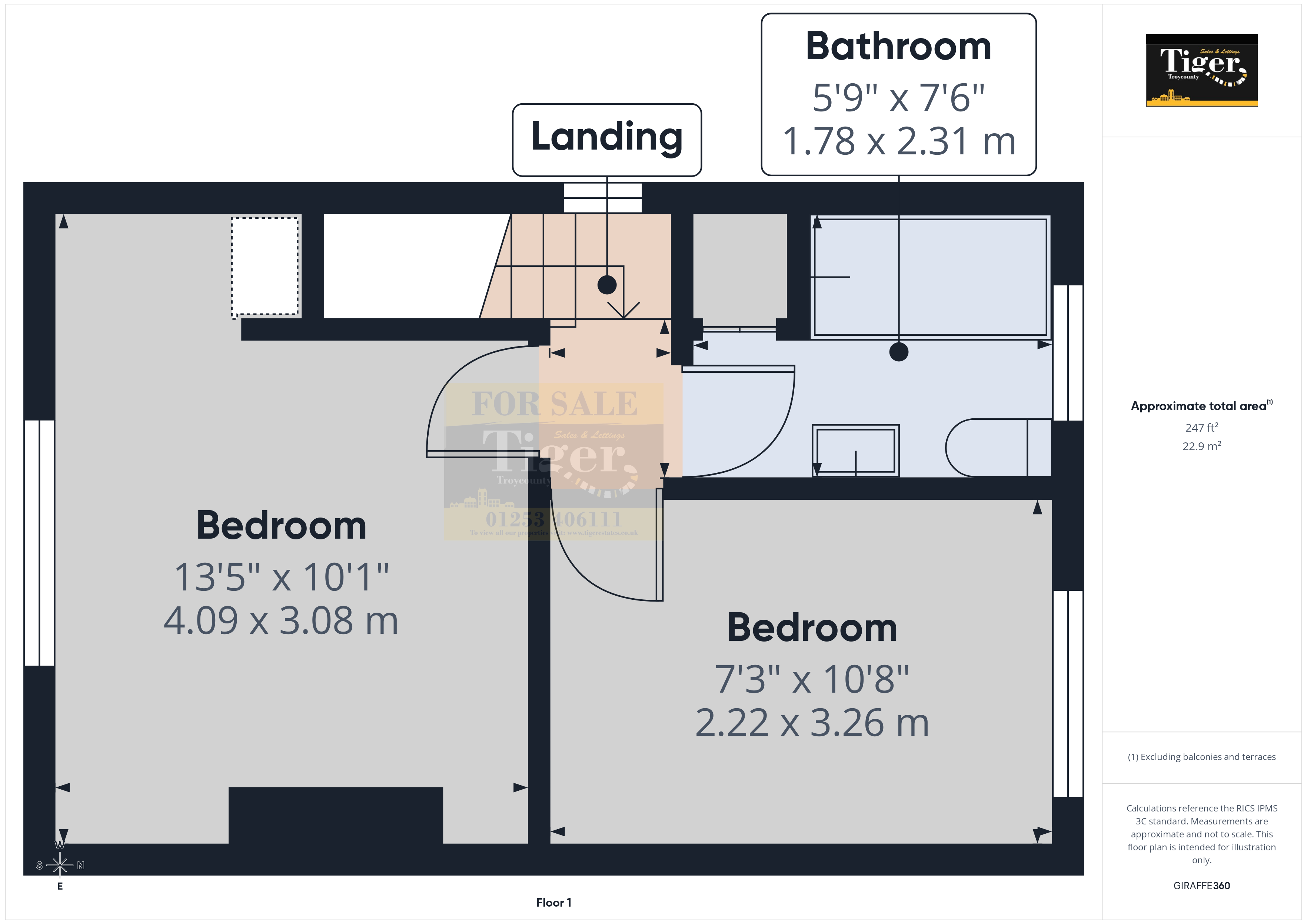 77, Hemingway, Blackpool floorplan