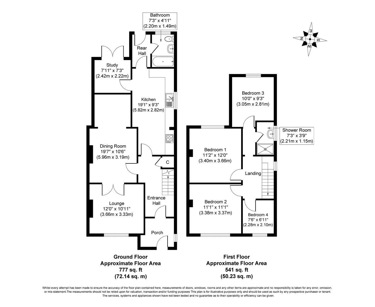 44, Woodland Road, Norwich floorplan
