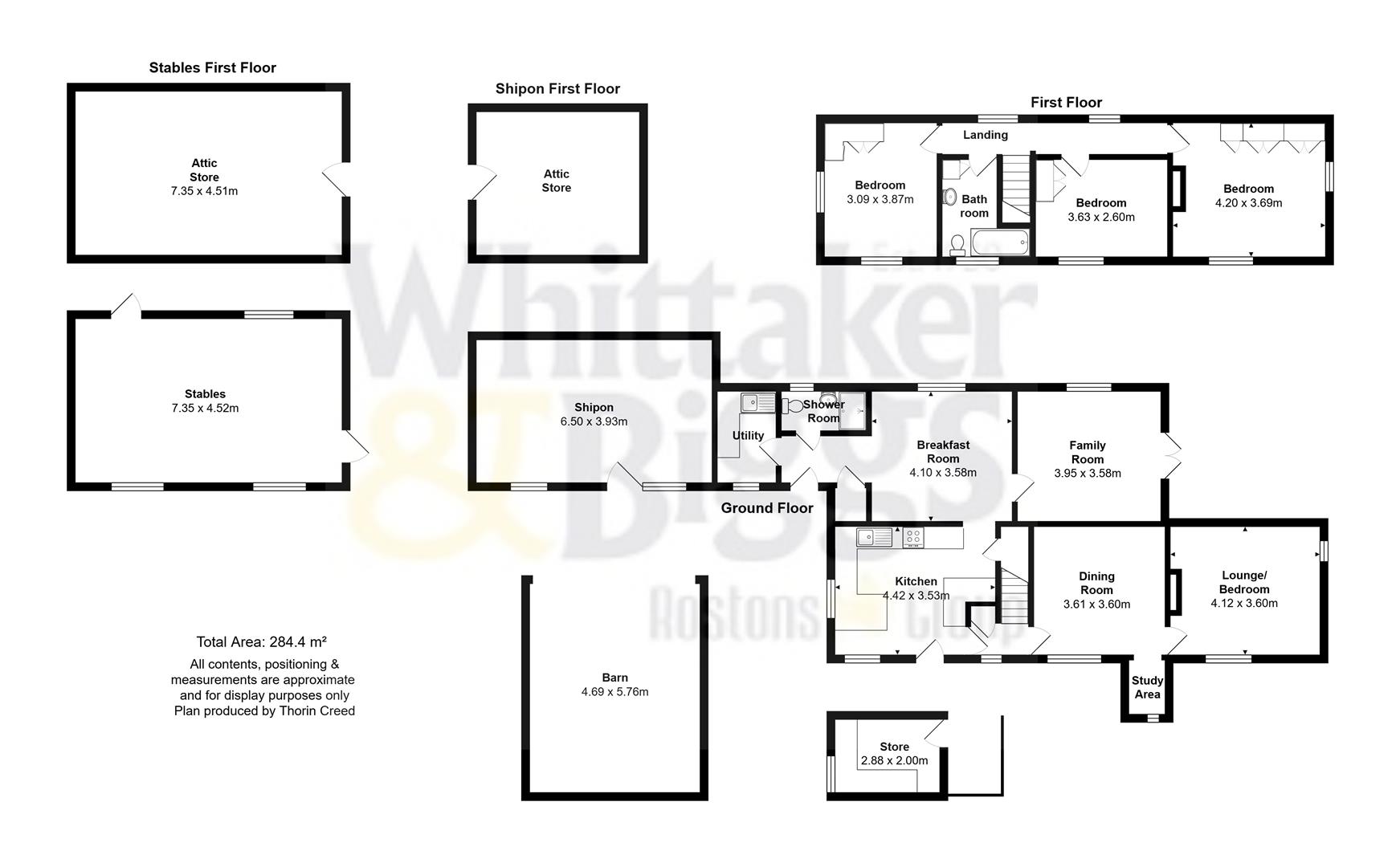 Park Head Farm, Newtown, Staffordshire floorplan