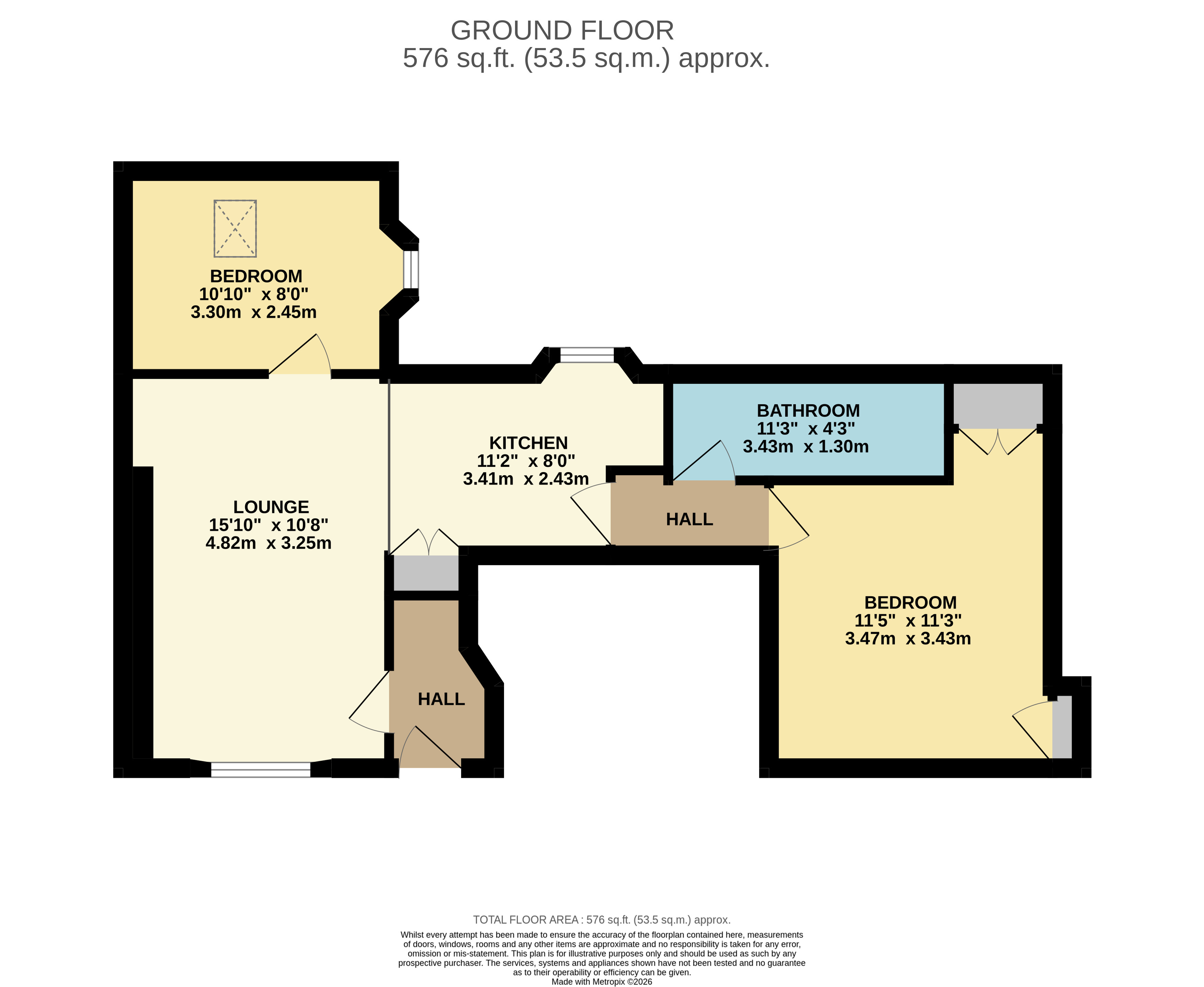 79, Main Street, Leven floorplan