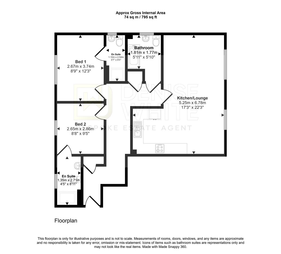 23, Wardle Gardens, Leek floorplan