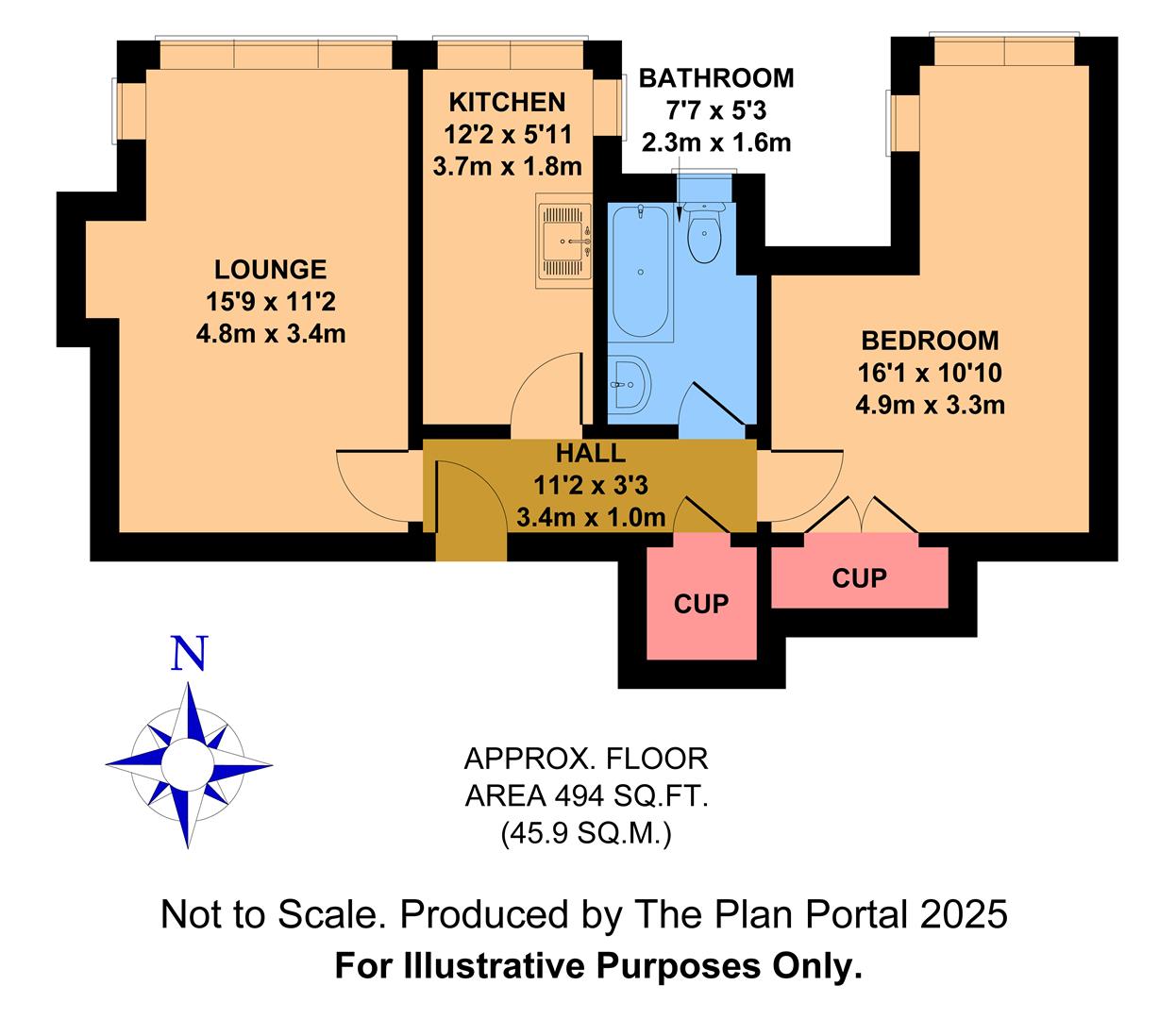 16 Knole Court, Knole Road, Bexhill-On-Sea floorplan