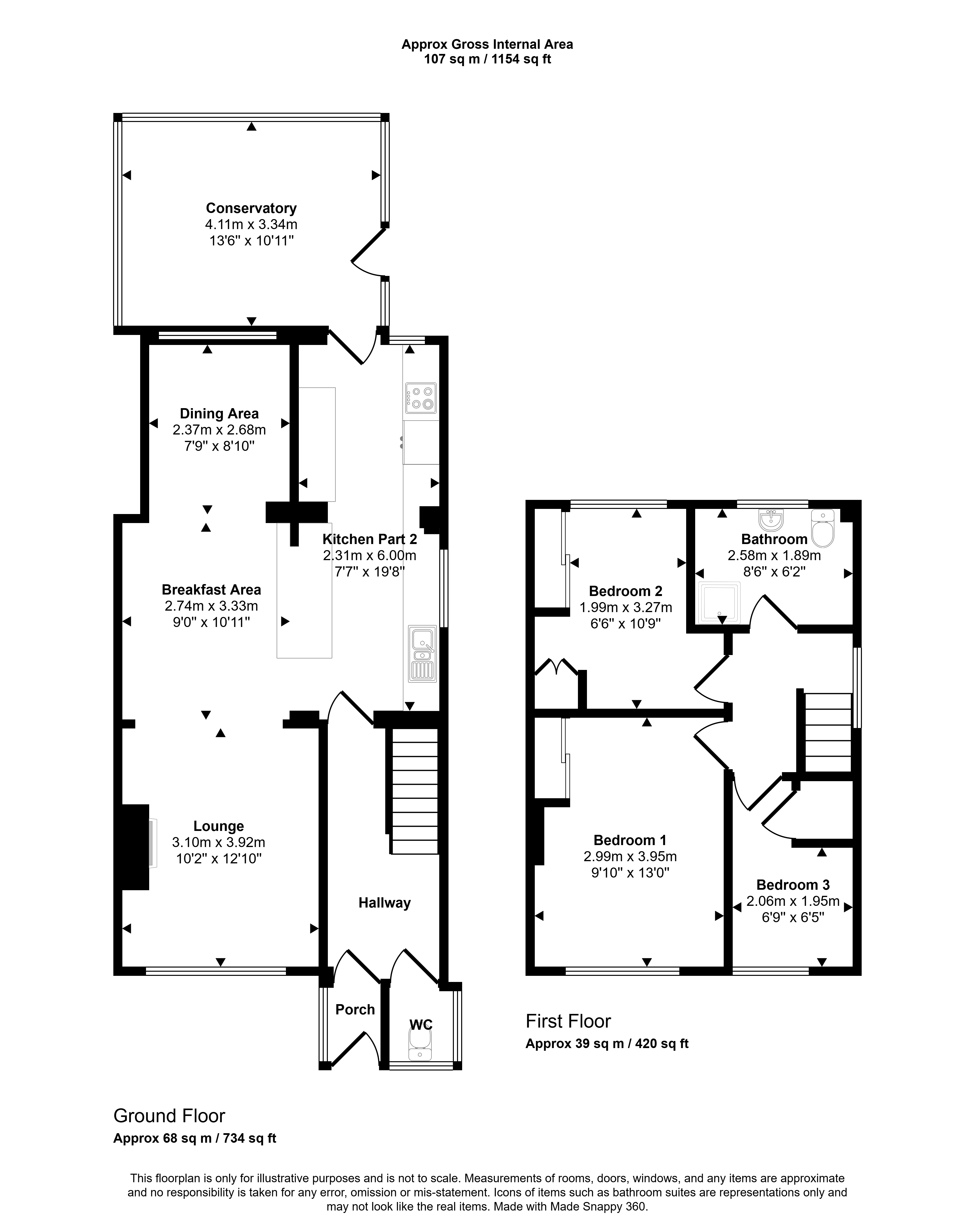 38, Darlington Back Lane, Stockton-on-Tees floorplan