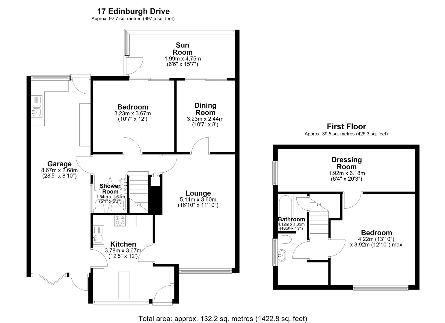 17, Edinburgh Drive, Willenhall floorplan