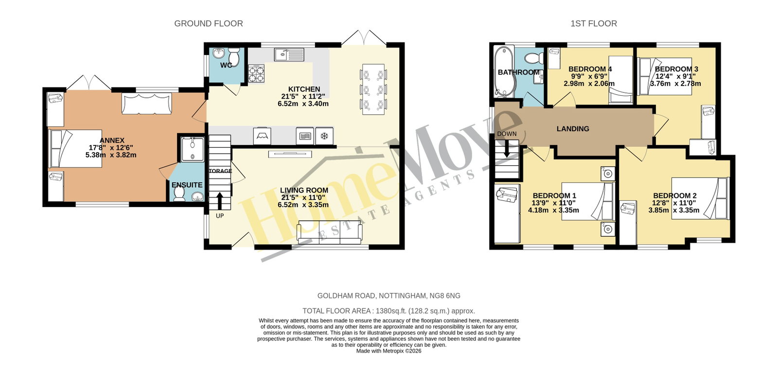 28, Goldham Road, Nottingham floorplan