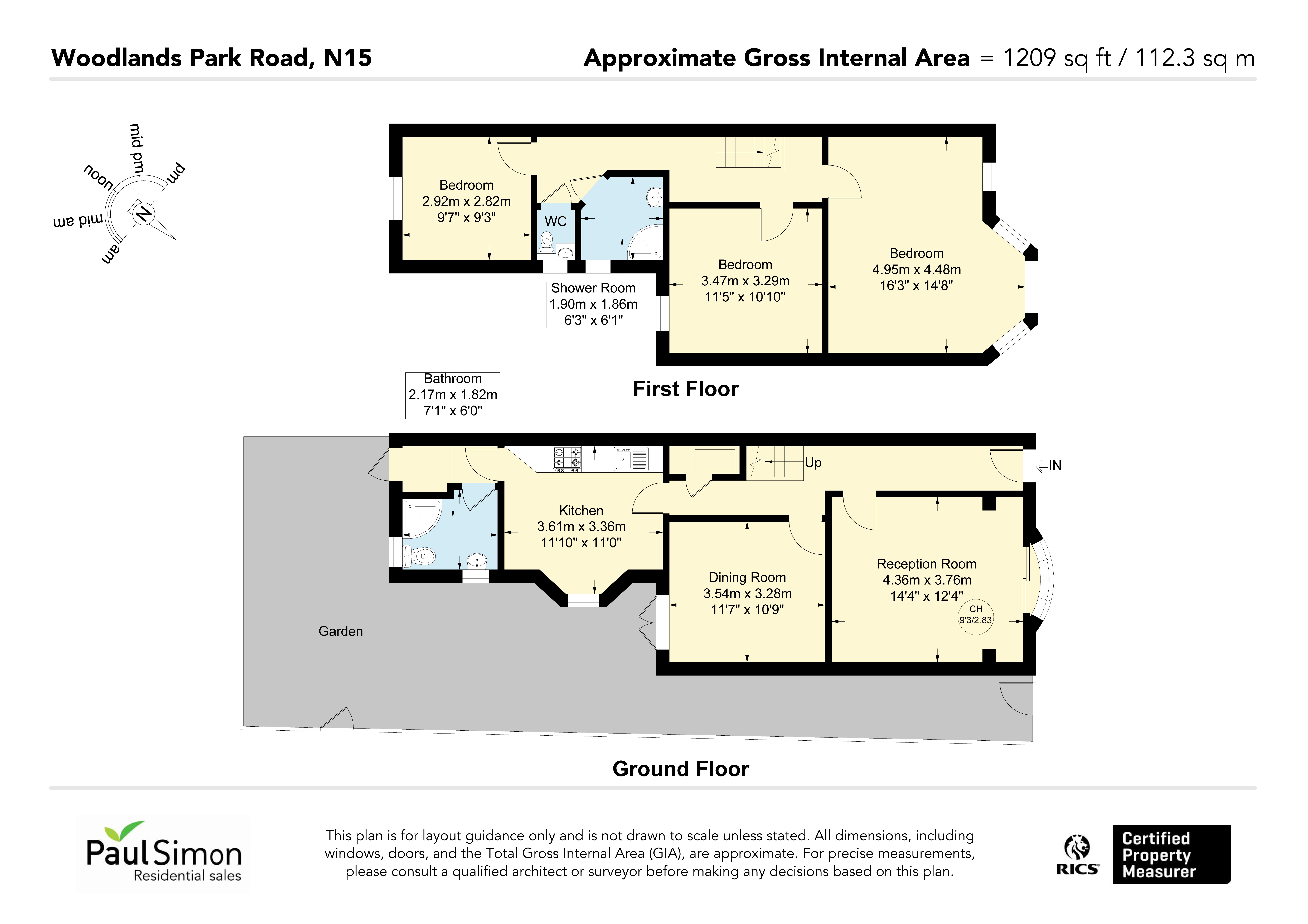 Woodlands Park Road, London floorplan