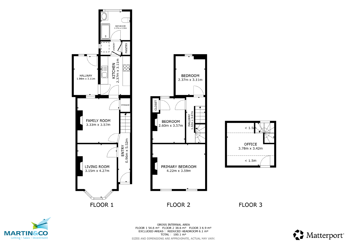 110, East Avenue, Oxford floorplan