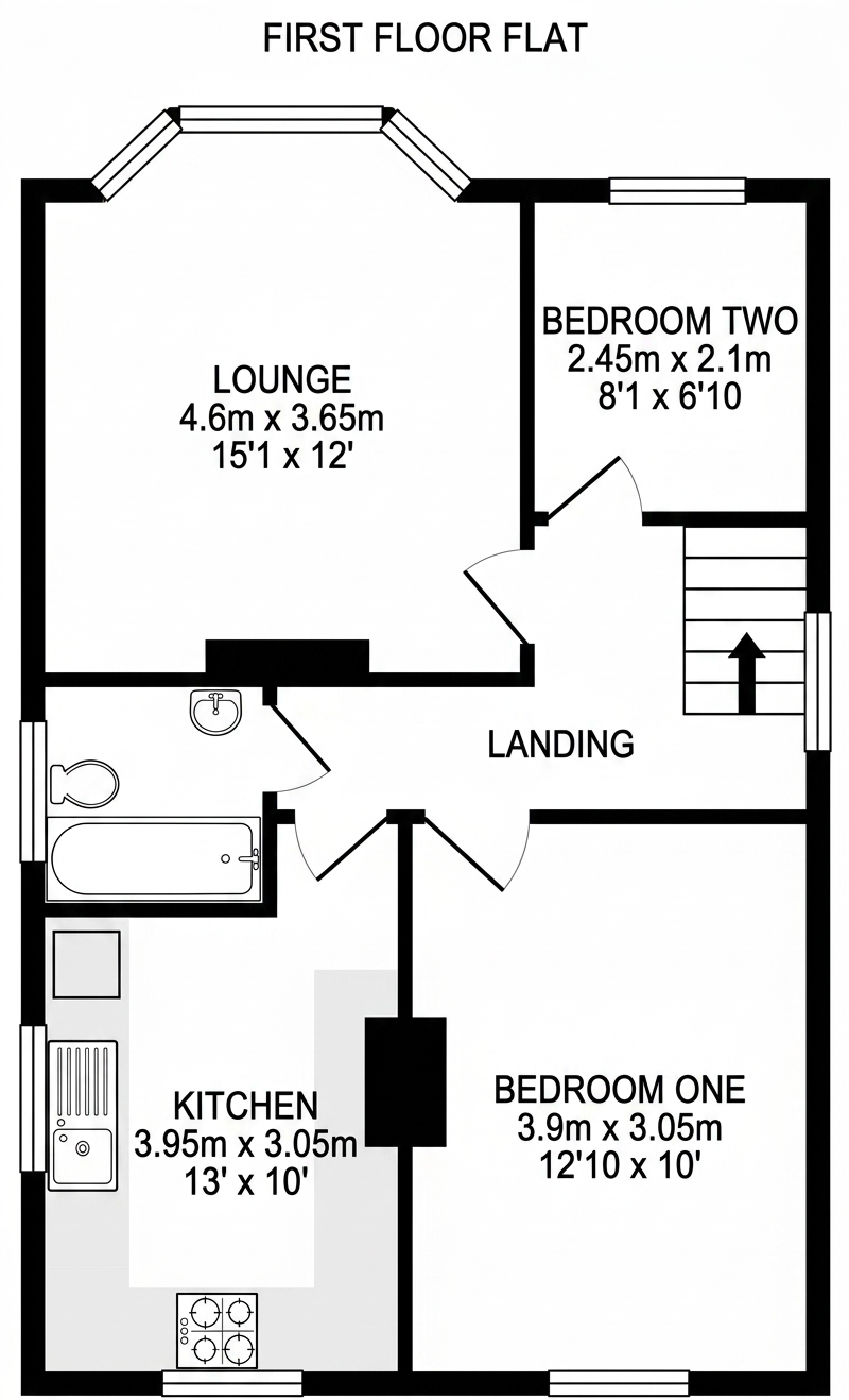 53, Edgehill Road, Bournemouth floorplan