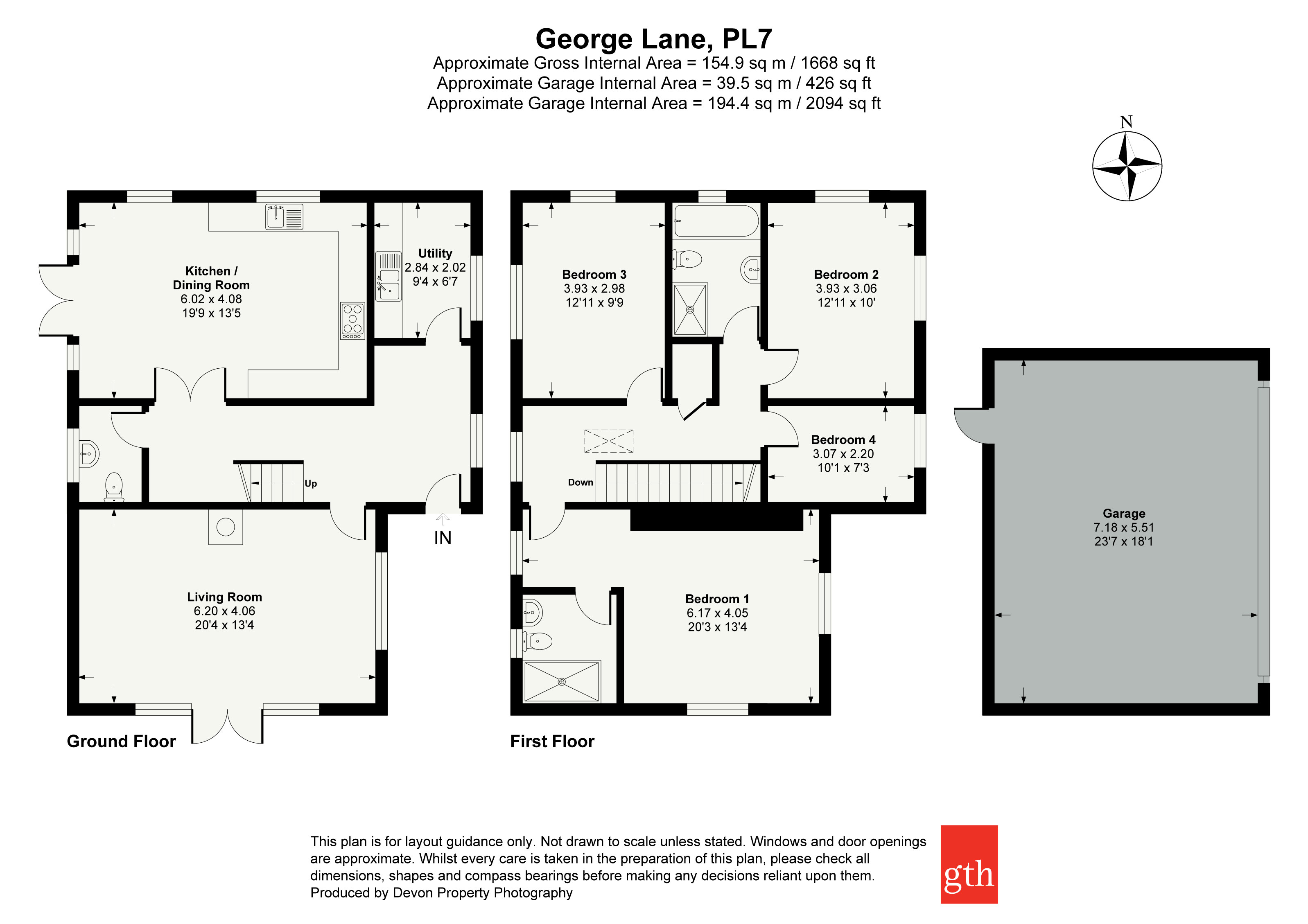 The Smithy (House 4), 32, George Lane, Plymouth floorplan