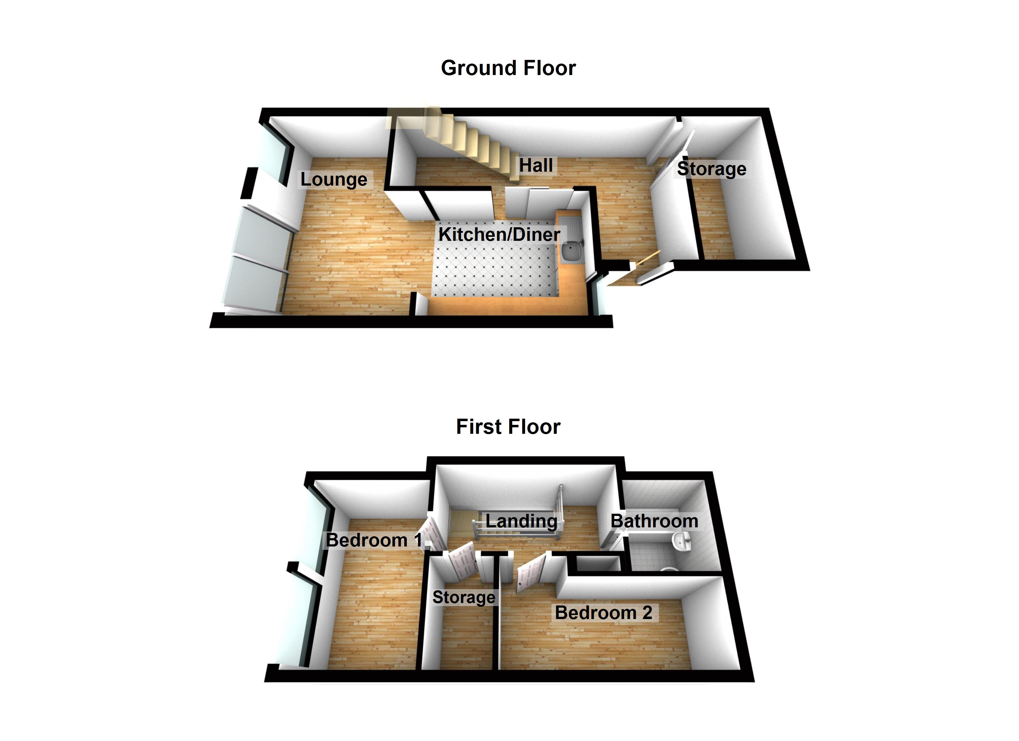 2 Bedrooms End terrace house for sale in Brandearth Hey, Liverpool, Merseyside L28