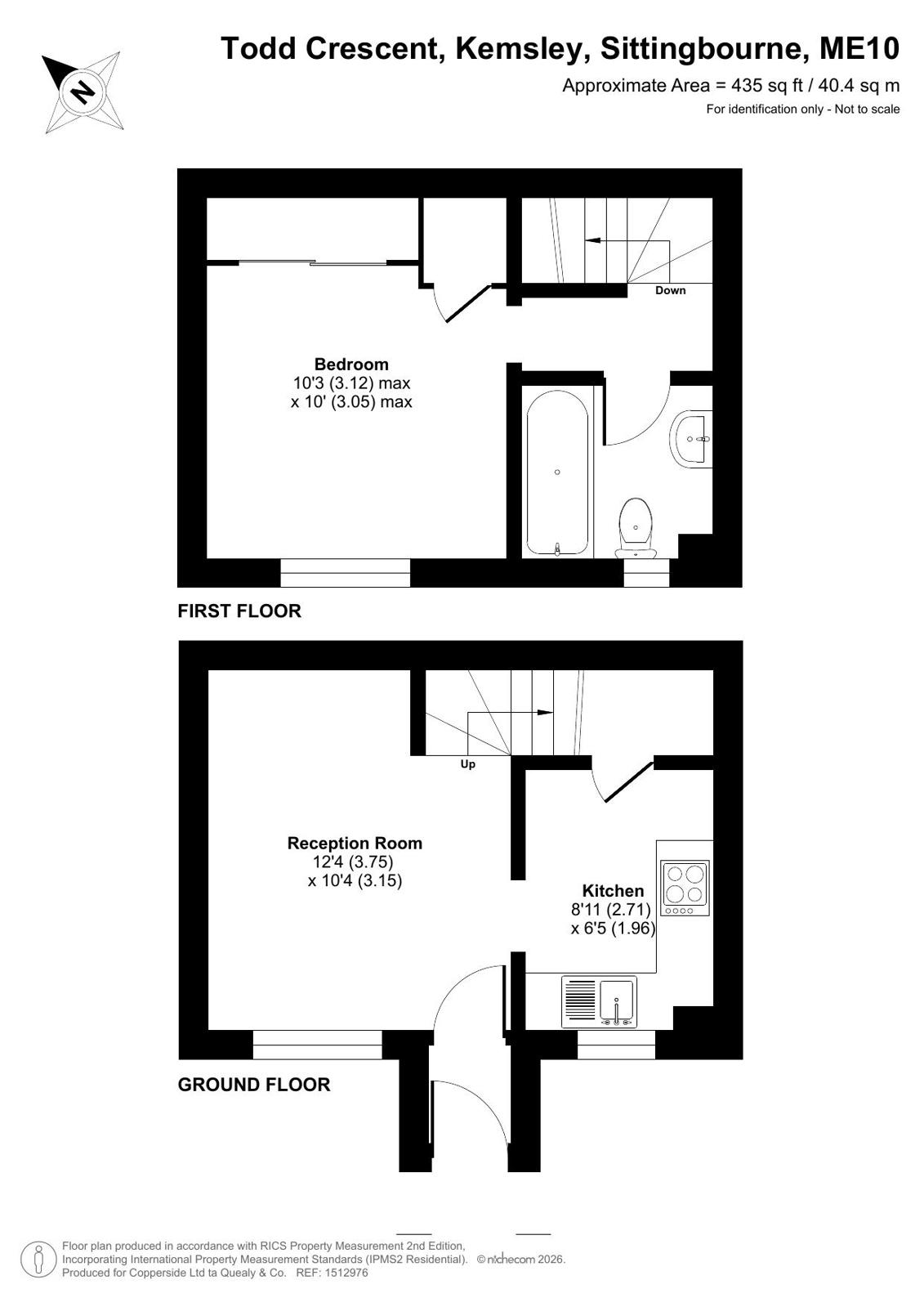 14, Todd Crescent, Sittingbourne floorplan