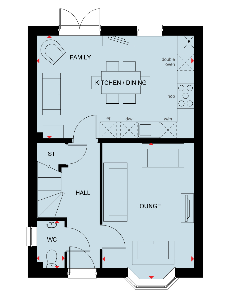 H888587, Eastbourne Road, Uckfield floorplan