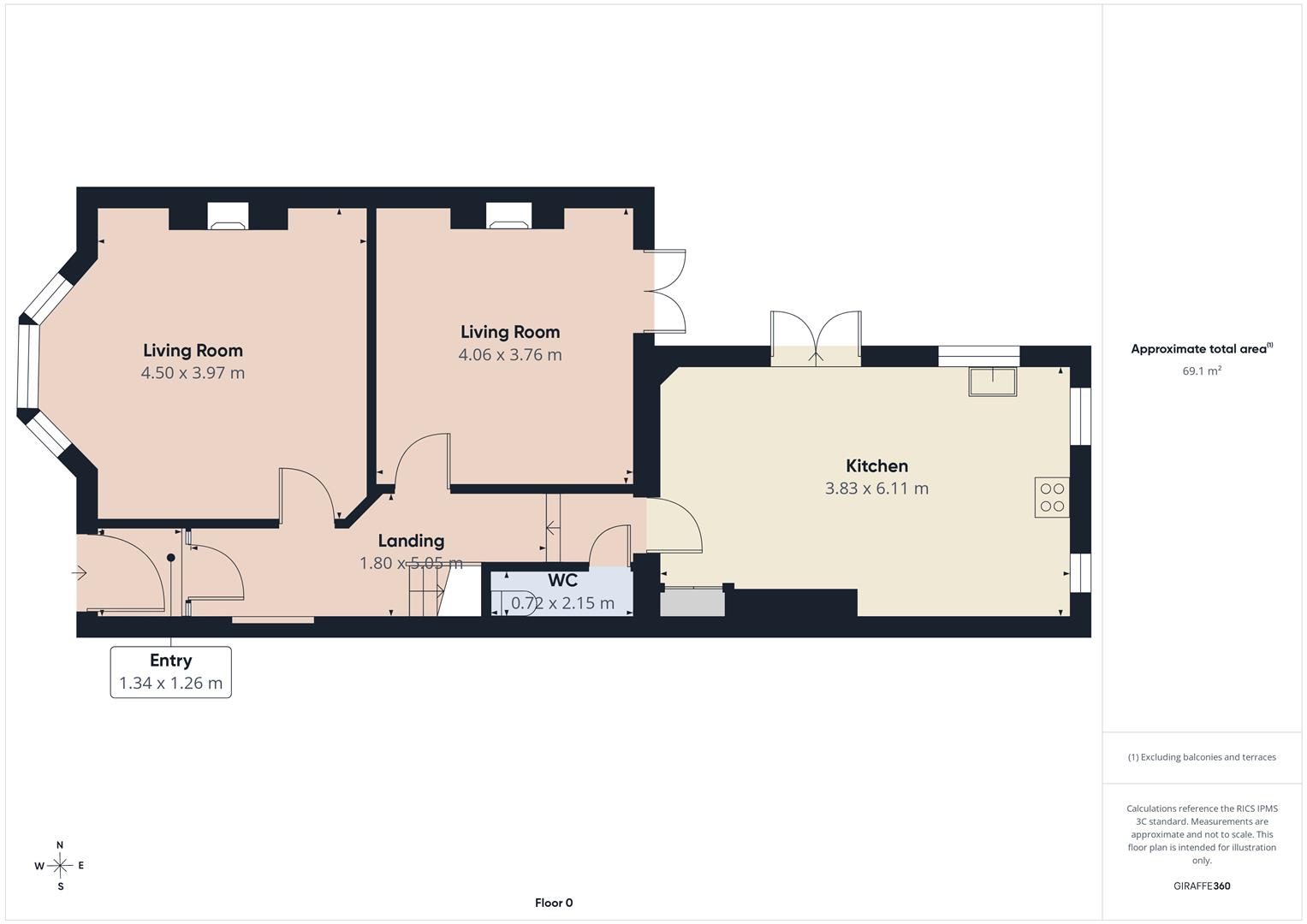 144, Rake Lane, Wallasey floorplan