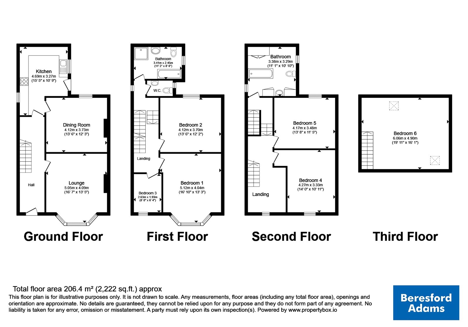 9, Marine Crescent, Conwy floorplan