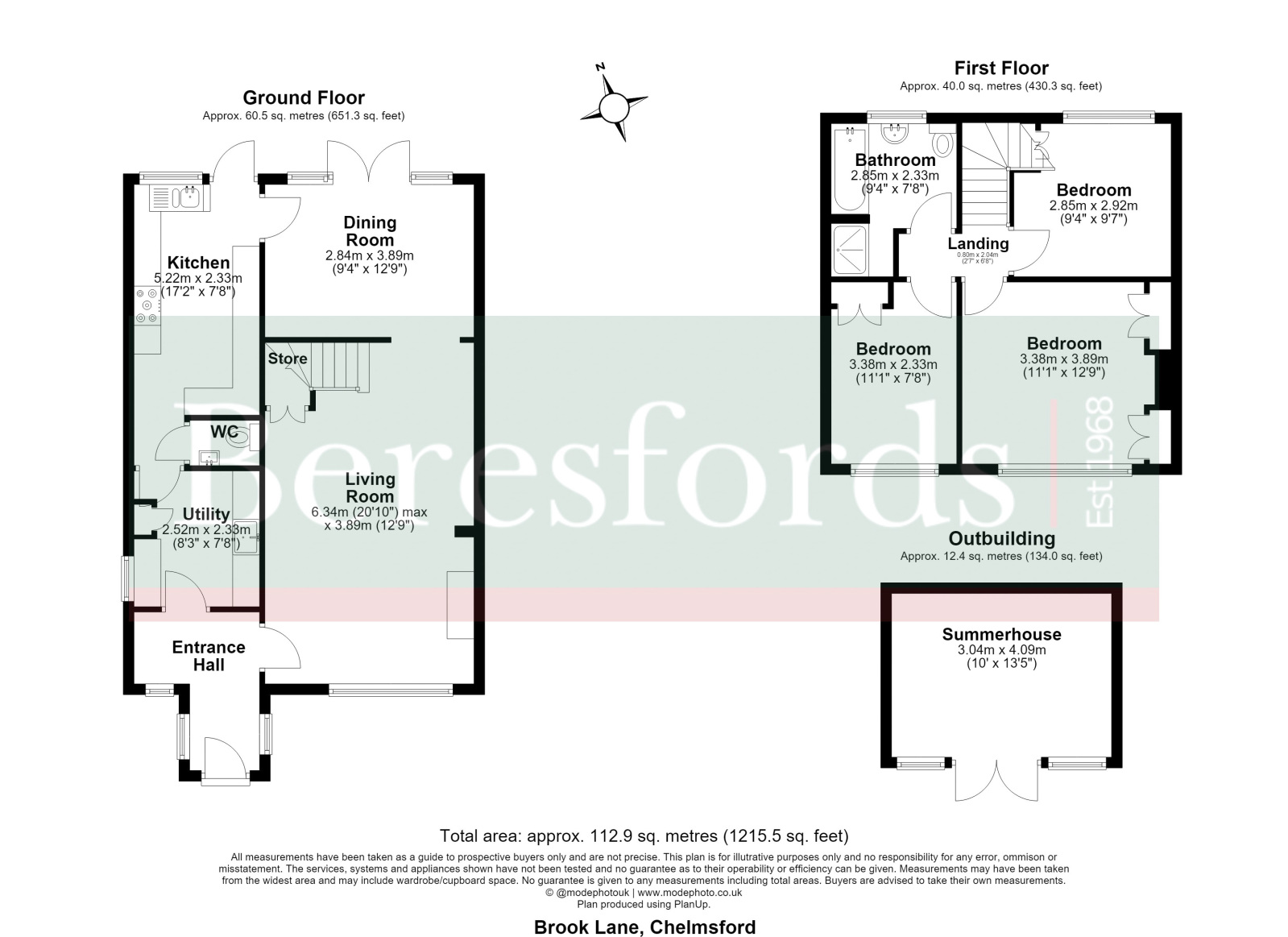 5, Brook Lane, Chelmsford floorplan