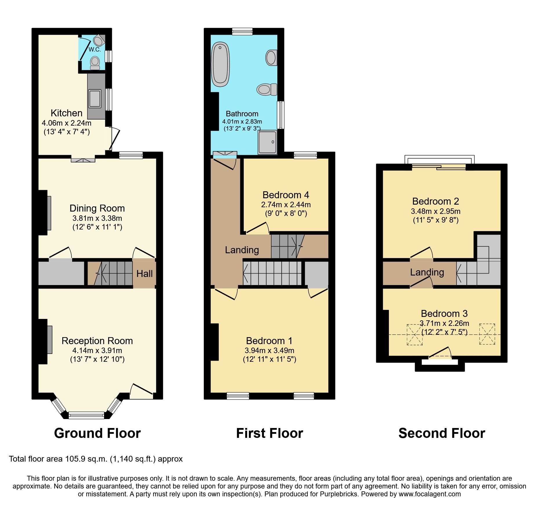 6, Little Roke Avenue, Kenley floorplan