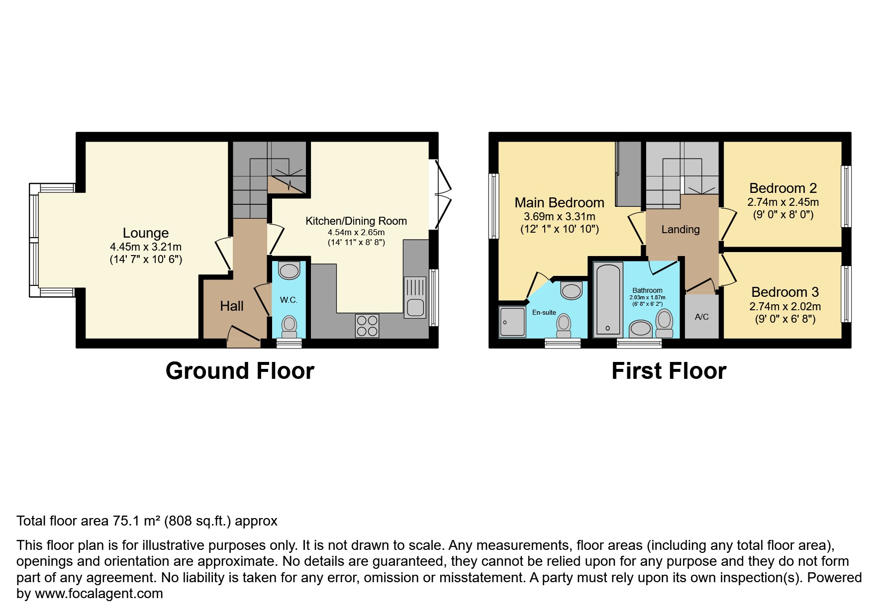 24, Bradley Close, Louth floorplan