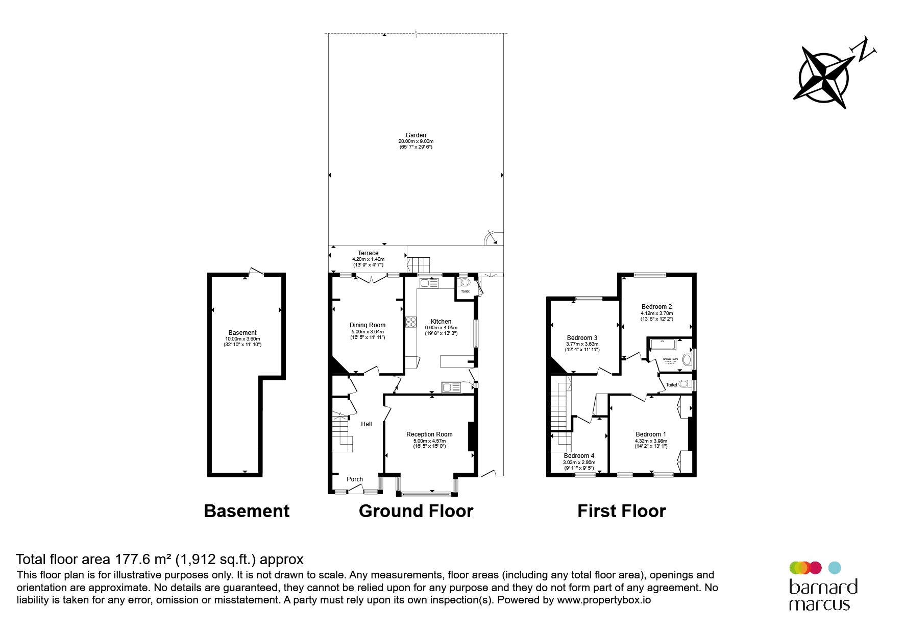 10, Kendall Avenue, South Croydon floorplan