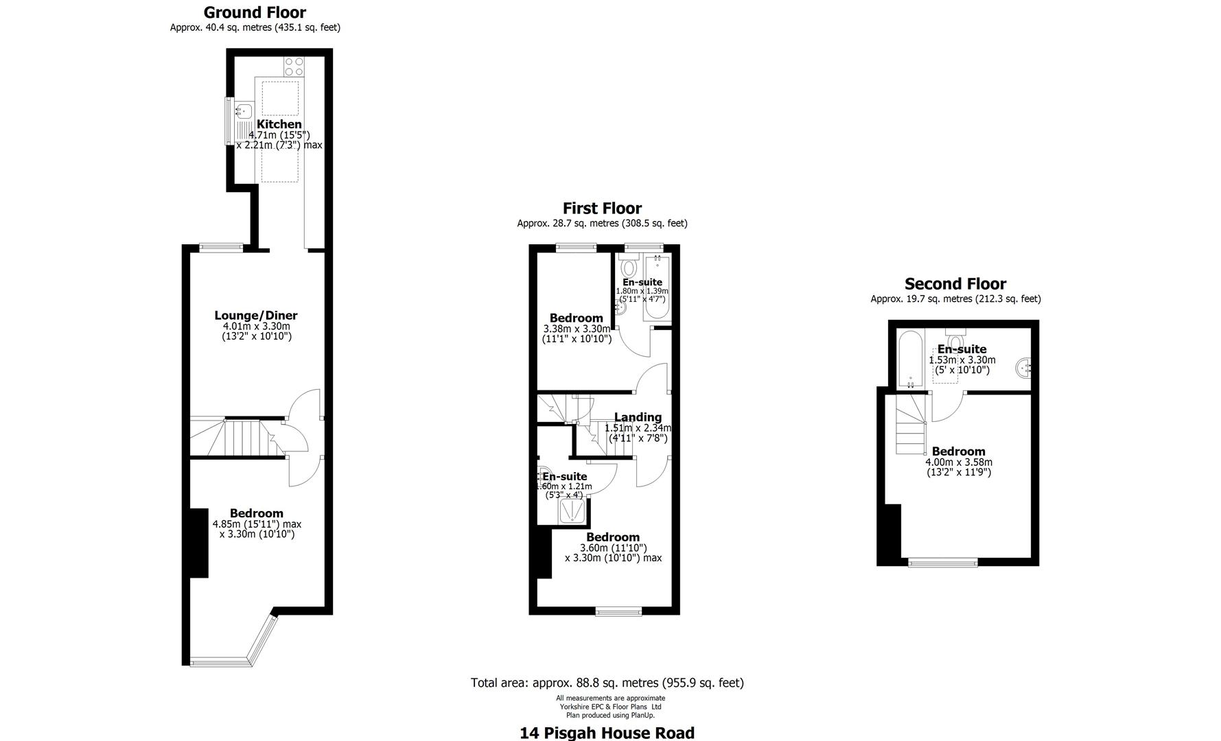 Pisgah House Road, Sheffield floorplan