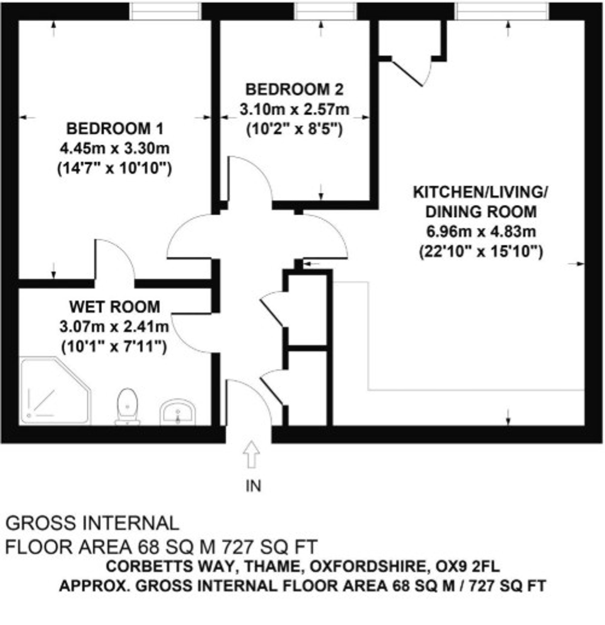 19 Corbetts Way, Thame floorplan
