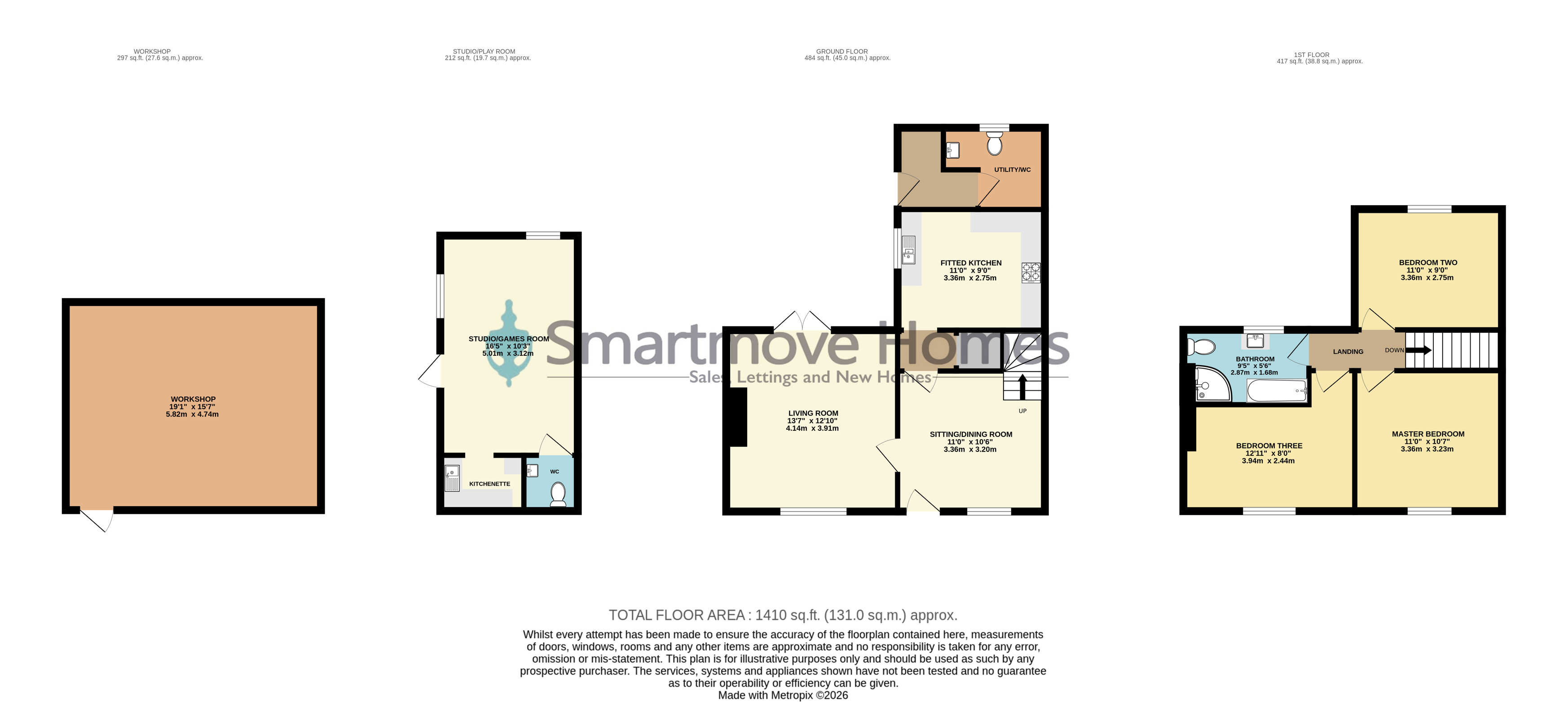 14, Platt Street, Nottingham floorplan