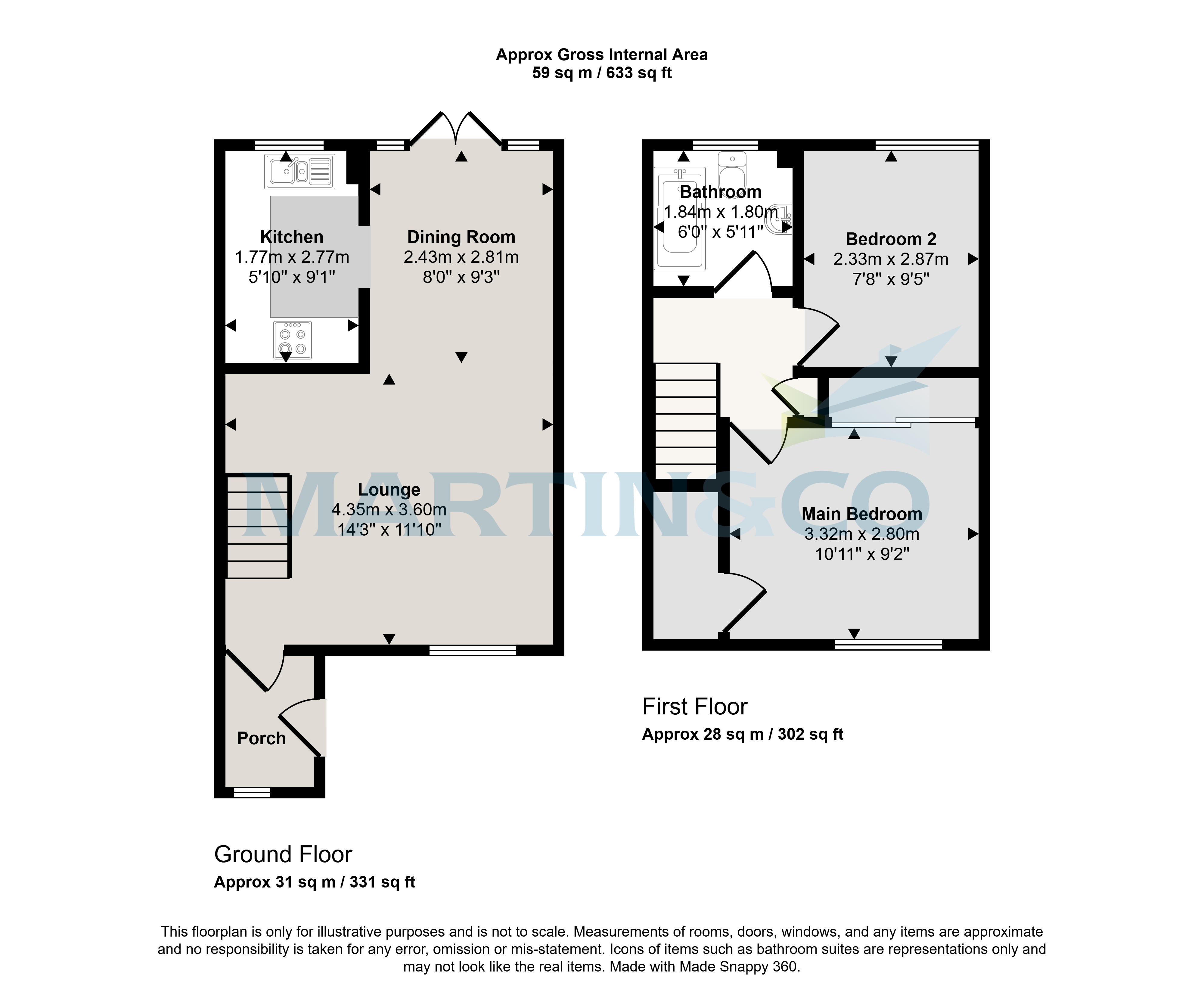 25, Hillbrow Lane, Ashford floorplan