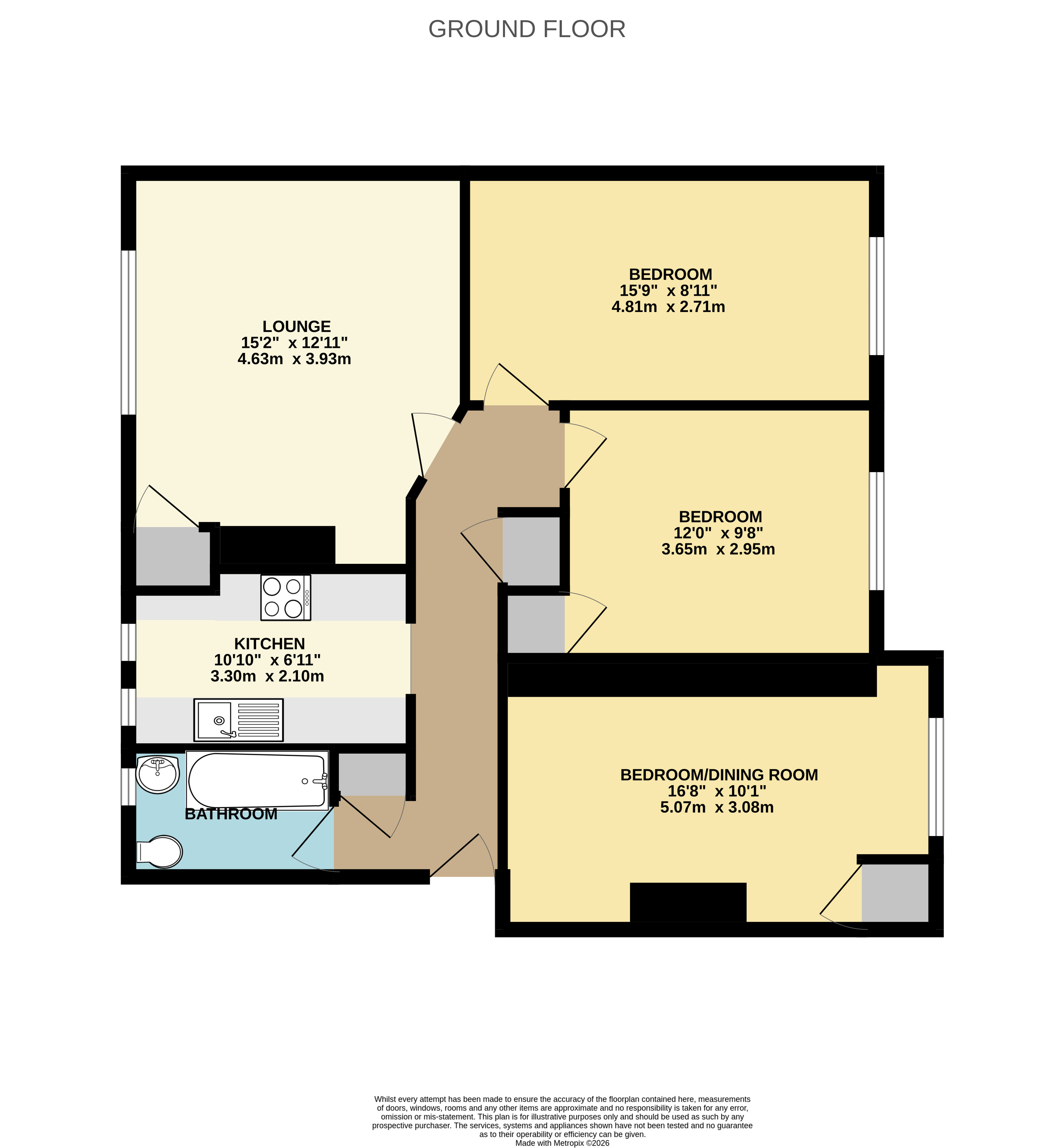 0/2, 208, Craigpark Drive, Glasgow floorplan