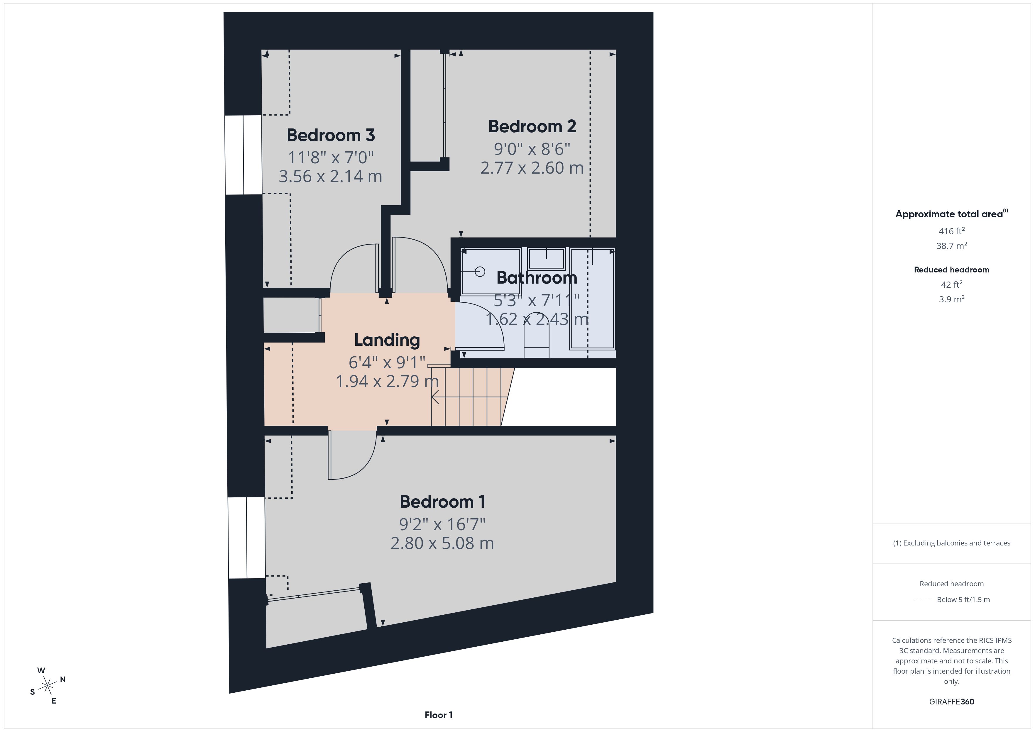 5A, Rye, Bridgwater floorplan