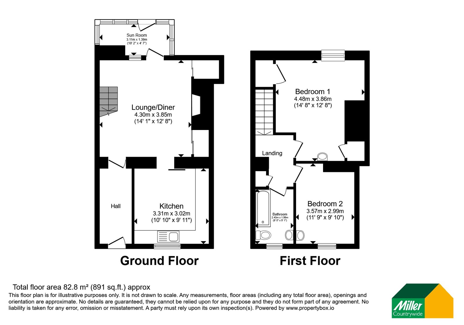 Solcot,, Fore Street, Truro floorplan