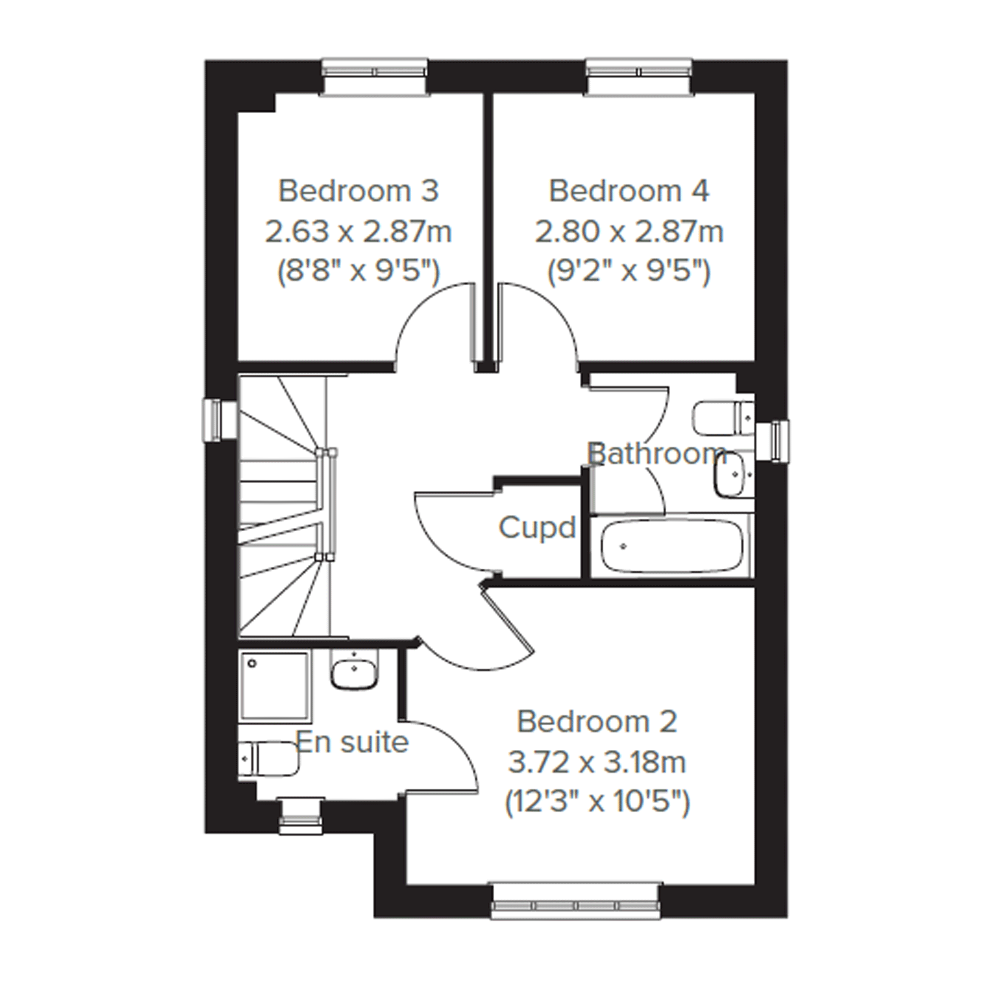 160, Hull Road, York floorplan