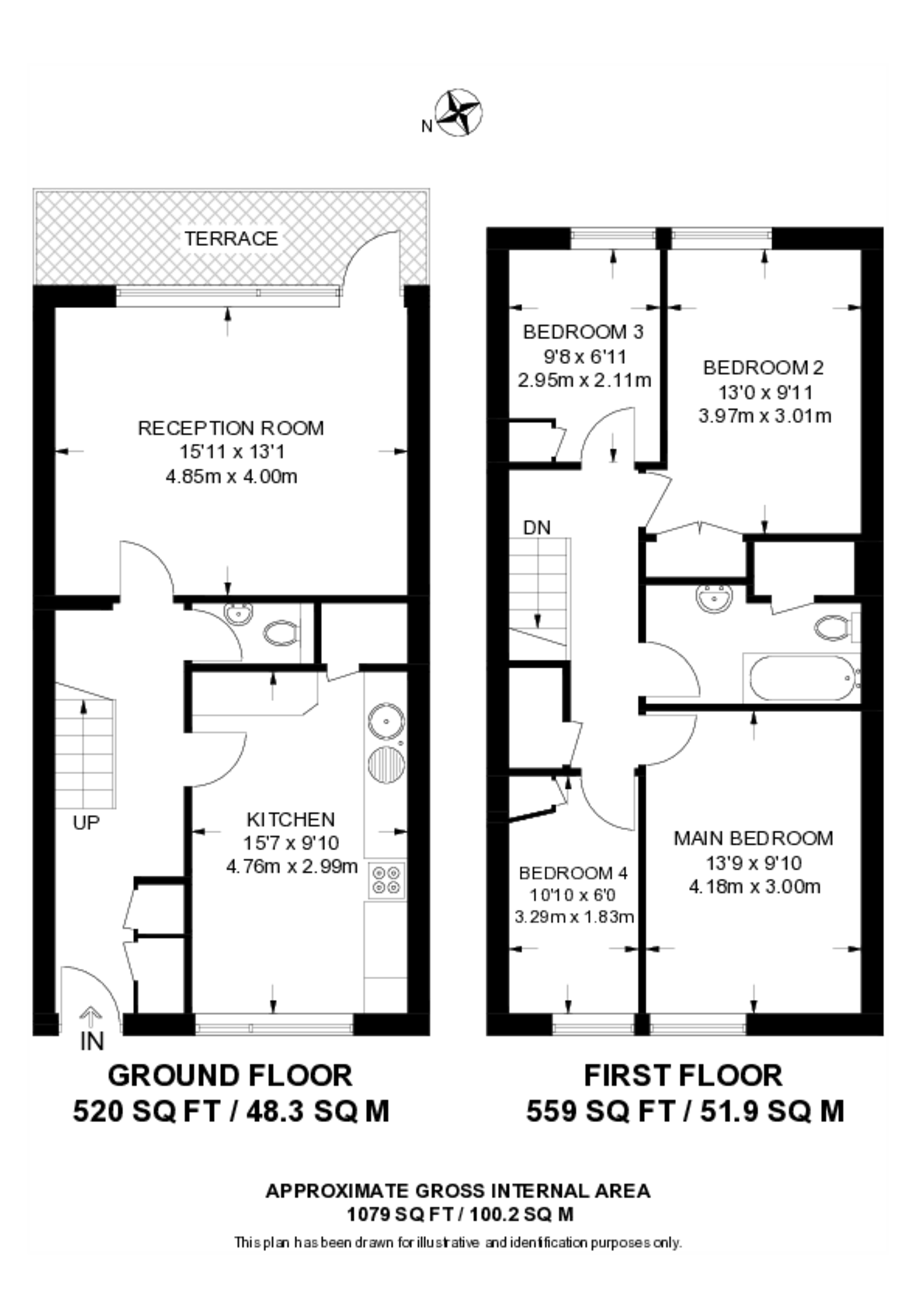 Oakley Lane, Southwark floorplan