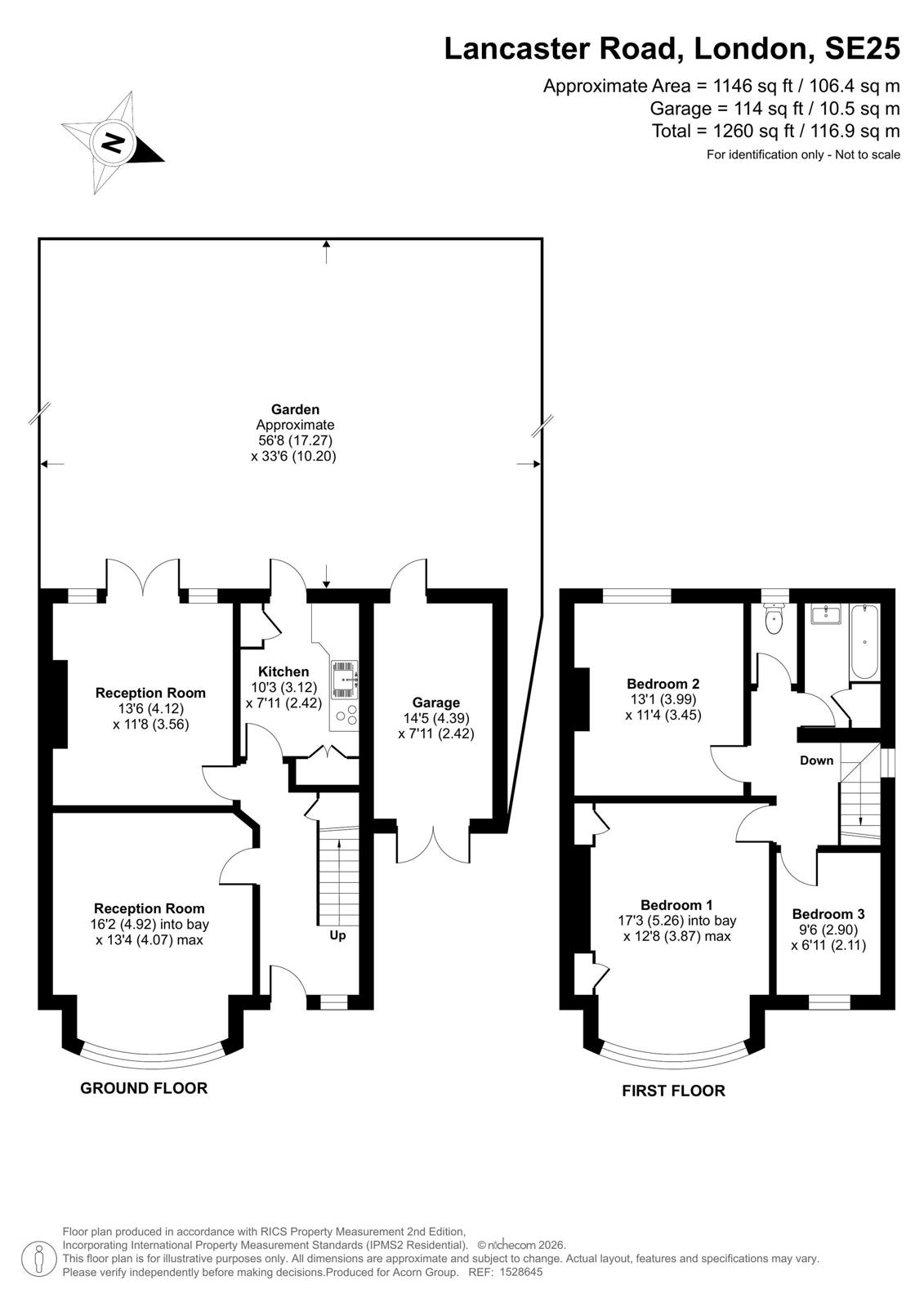 81, Lancaster Road, London floorplan