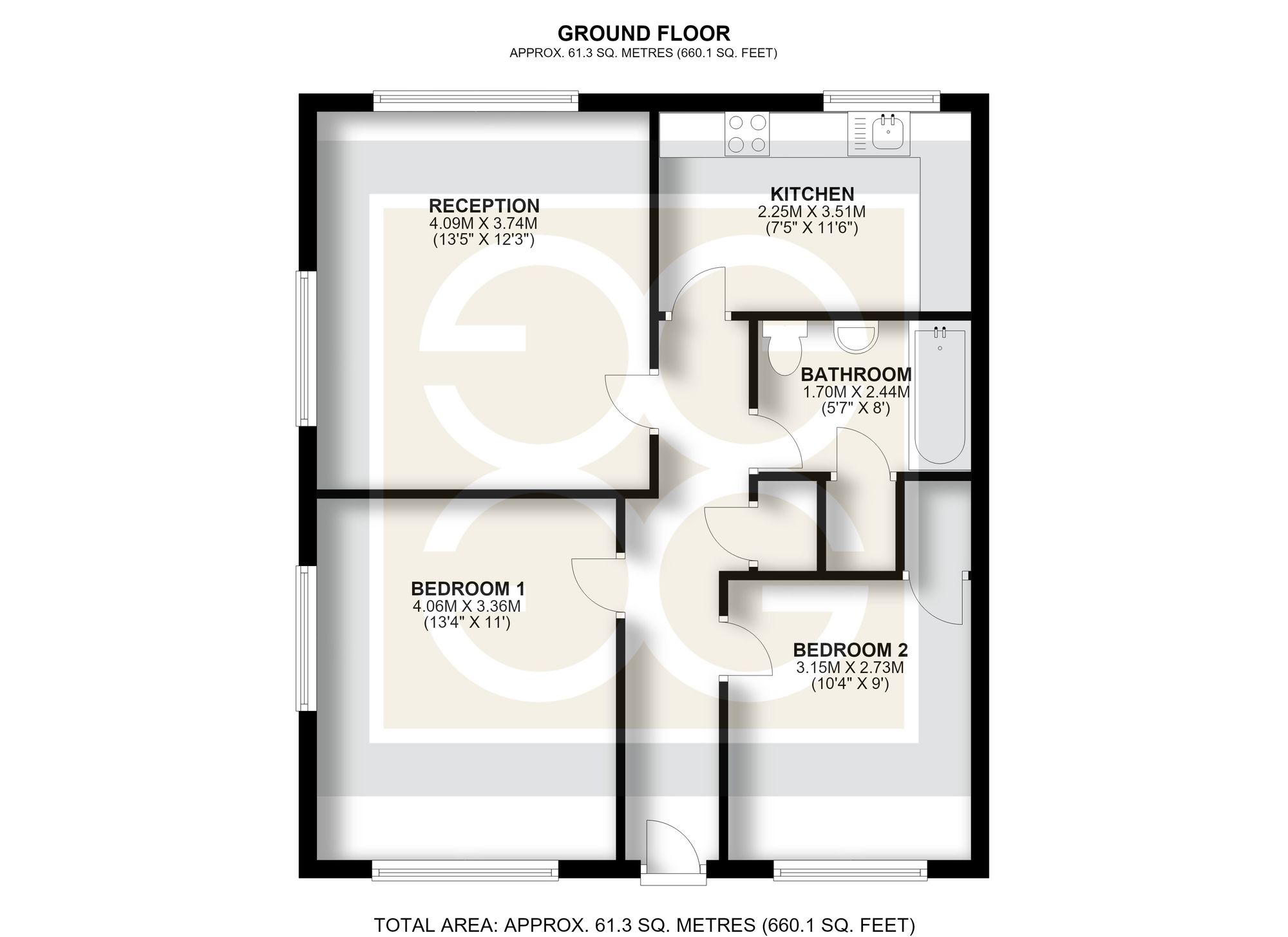 64 Long Drive, Ruislip floorplan