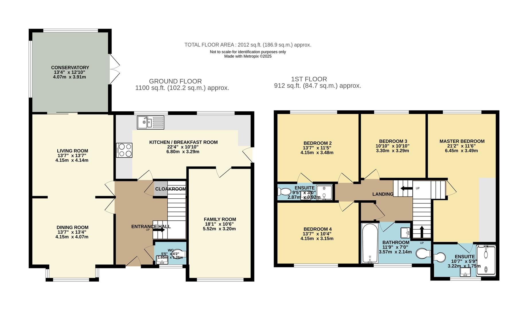 34, Maple Avenue, Onchan floorplan