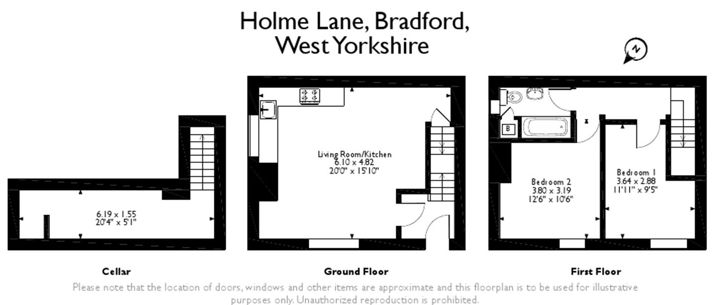 236, Holme Lane, Bradford floorplan