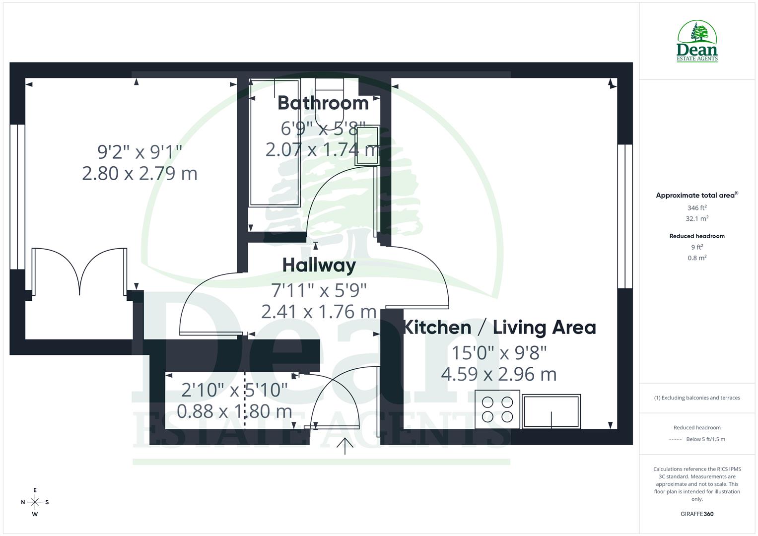 22, Rosedale Court, Cinderford floorplan